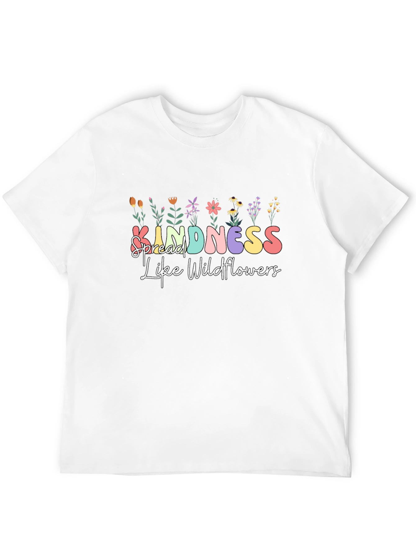 Kindness Like Wildflowers Graphic Tee