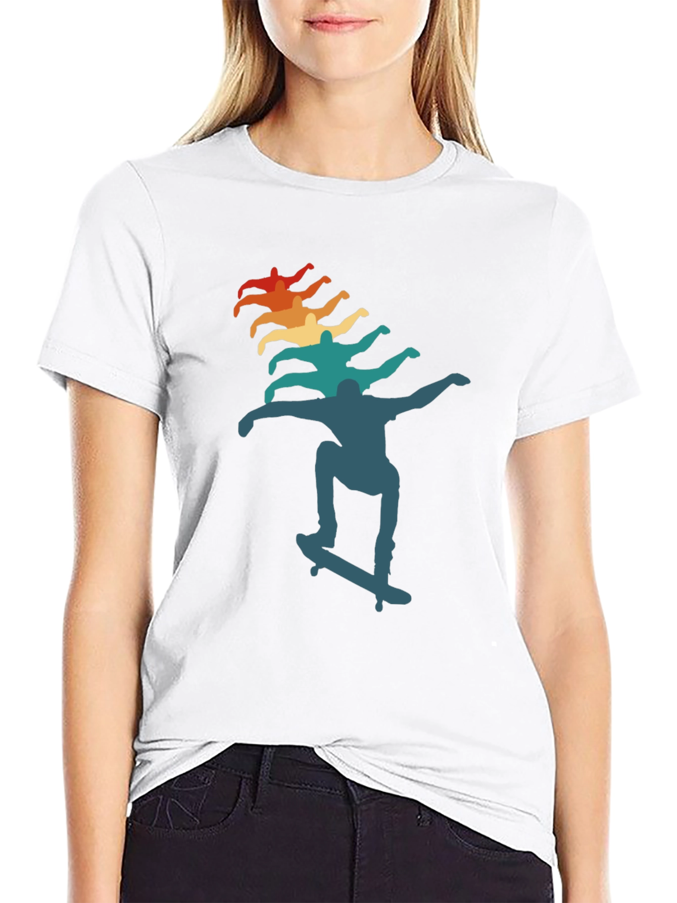 Retro Skateboarder Graphic Tee