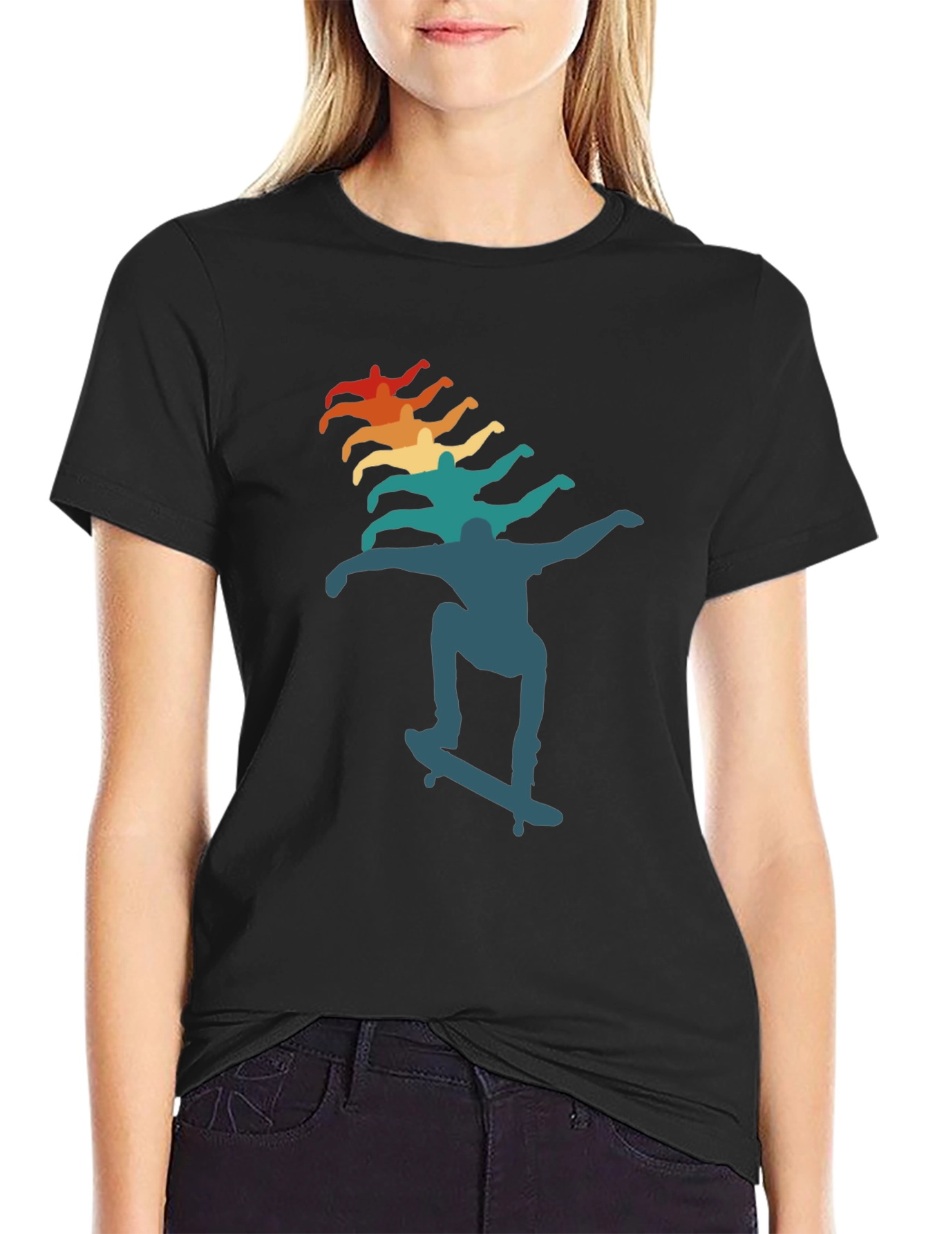 Retro Skateboarder Graphic Tee