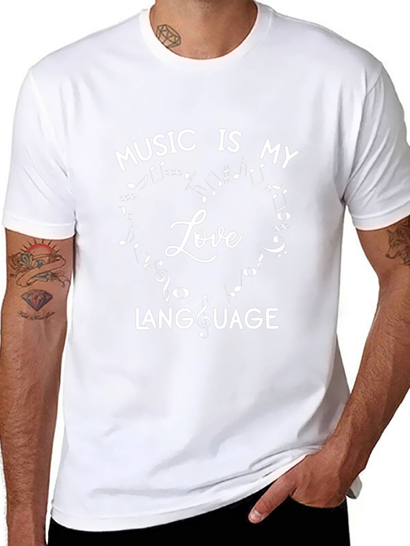 Music Is My Love Language Graphic Tee