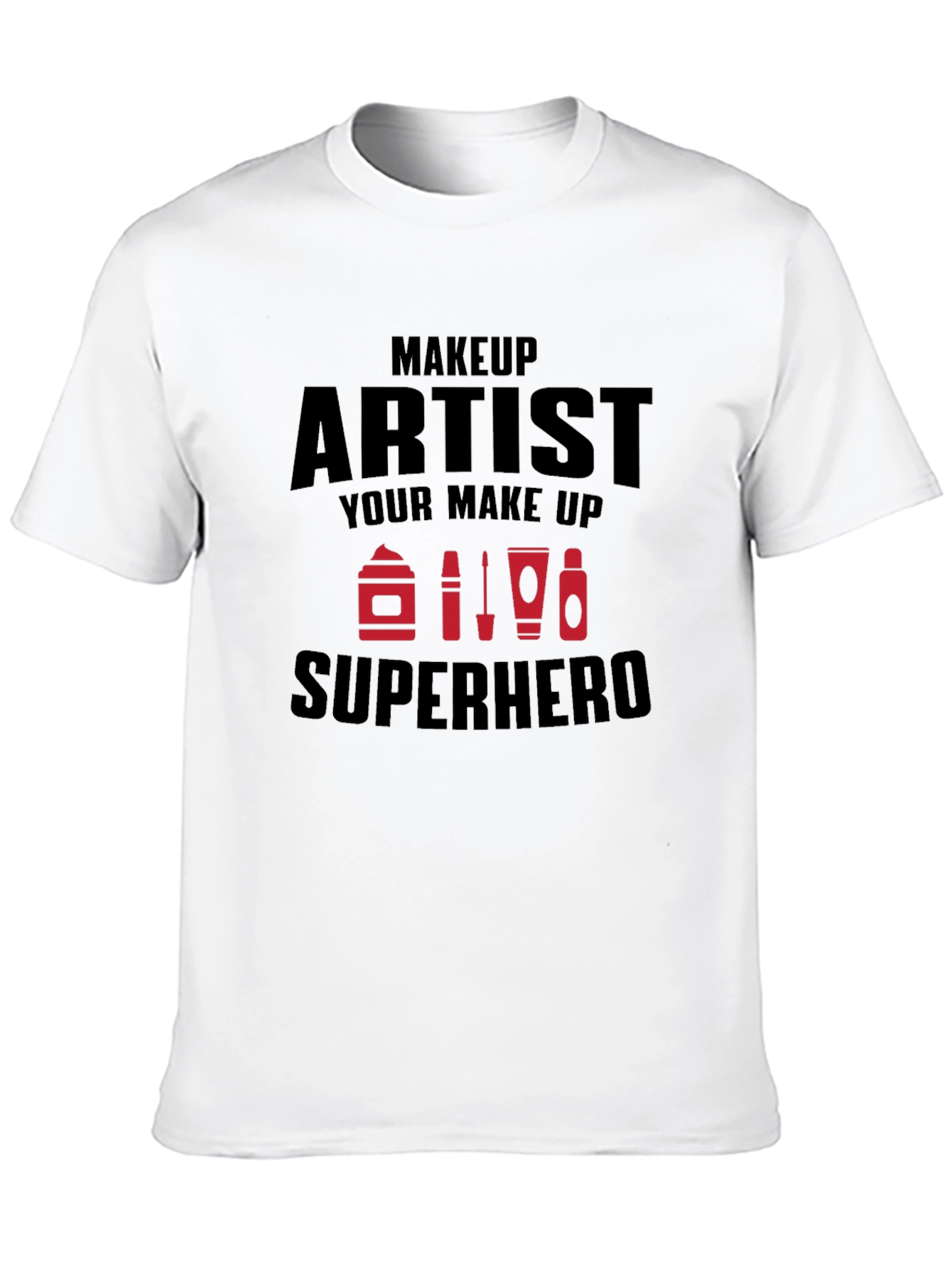 Makeup Artist Superhero Graphic Tee