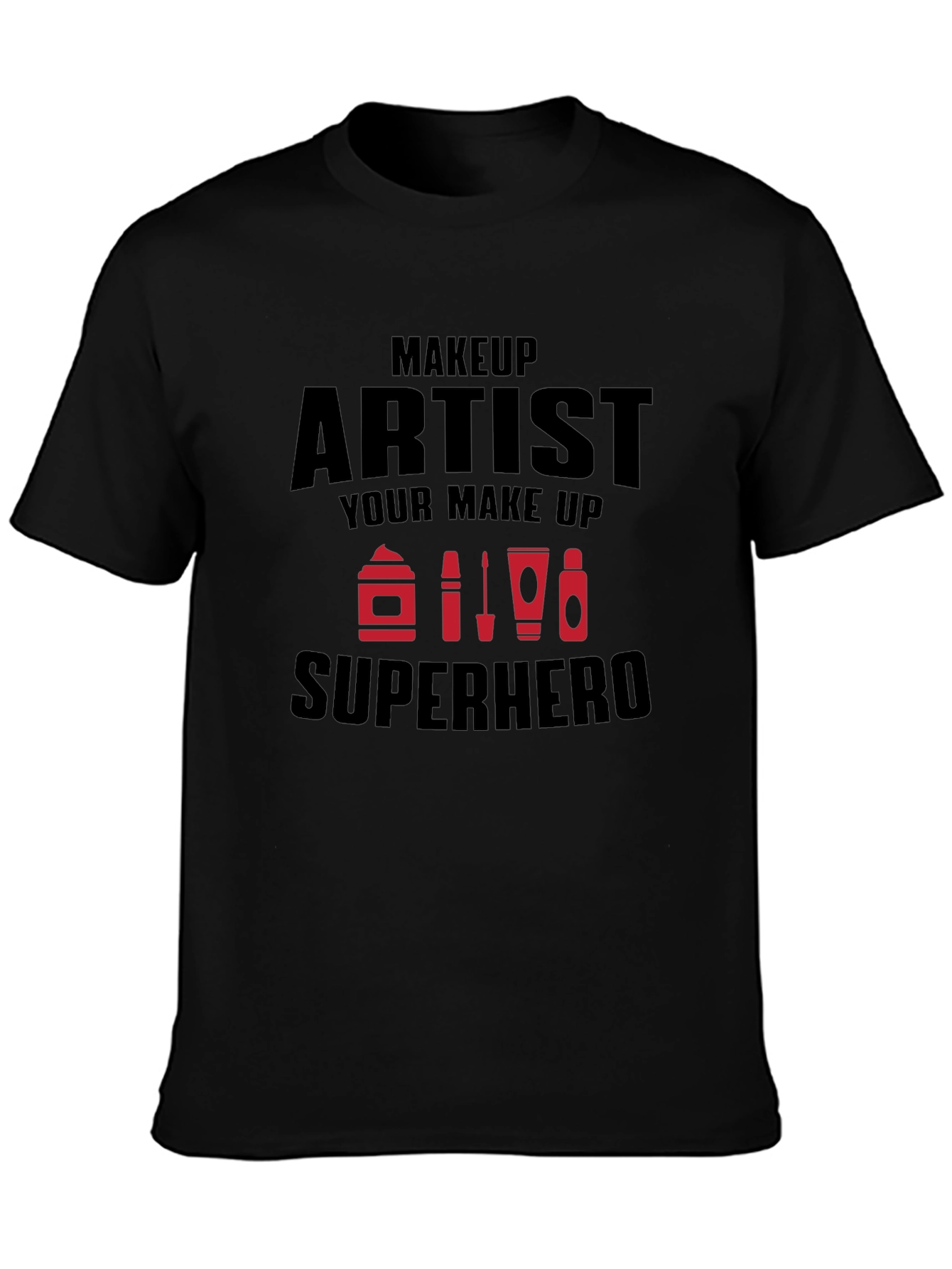 Makeup Artist Superhero Graphic Tee