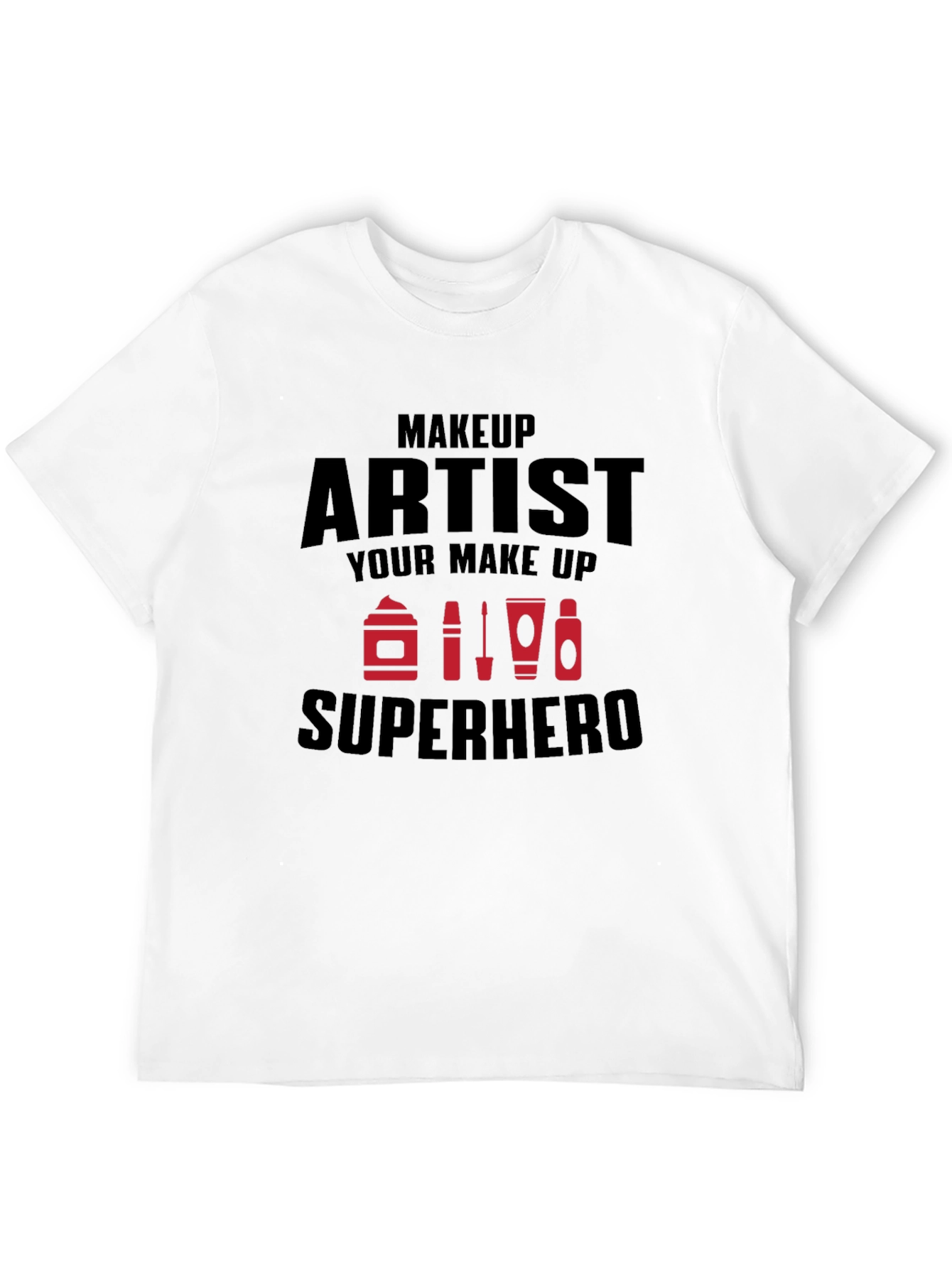 Makeup Artist Superhero Graphic Tee