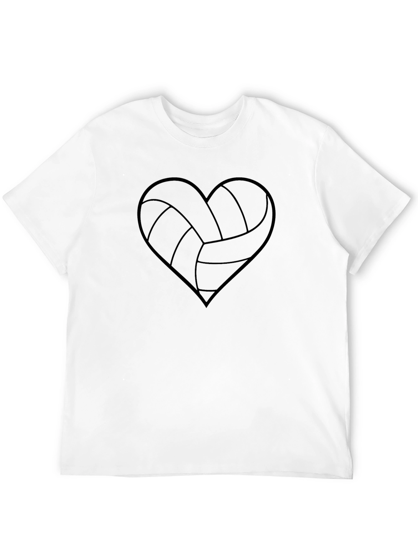Volleyball Heart Graphic Tee