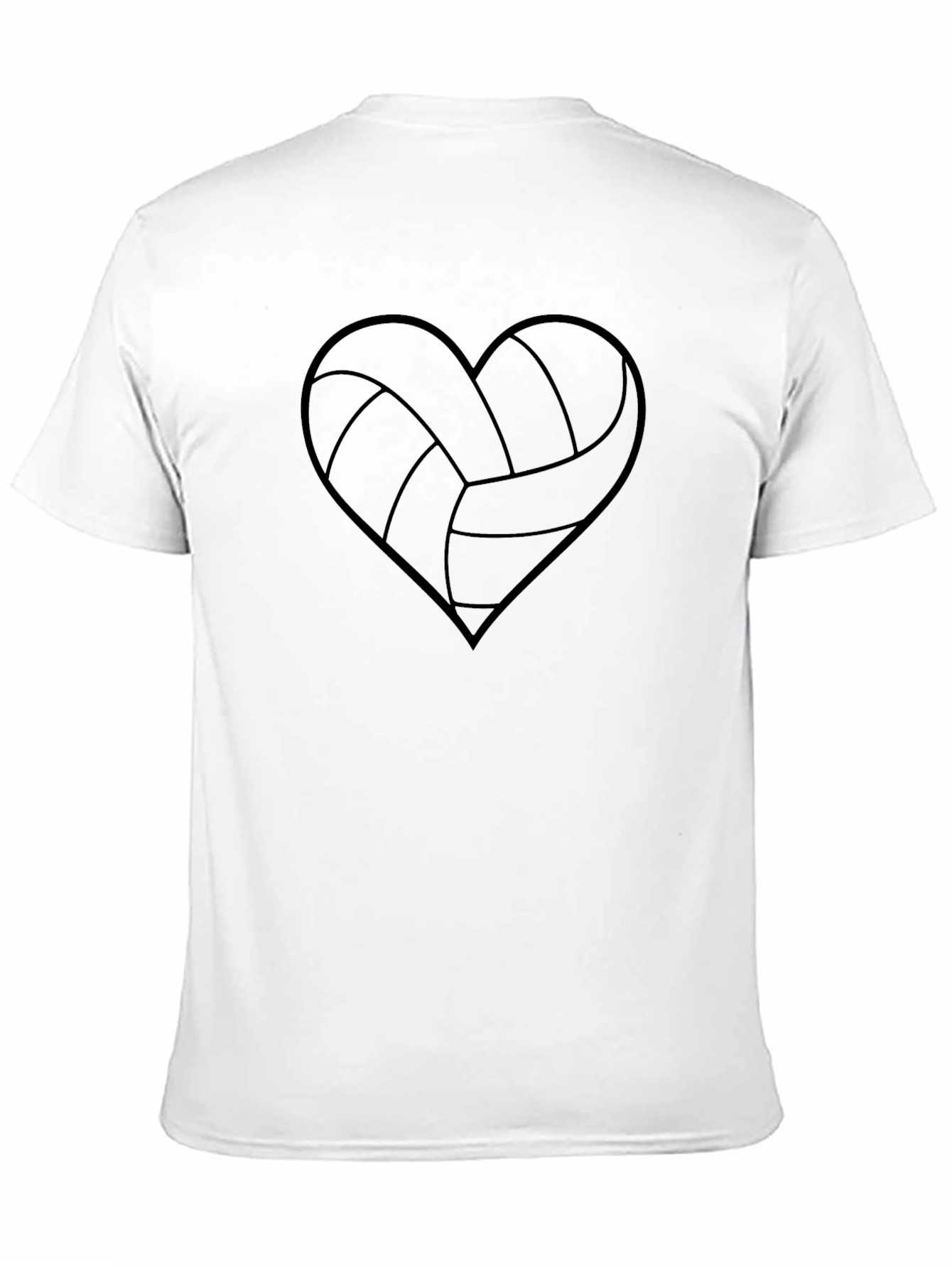 Volleyball Heart Graphic Tee