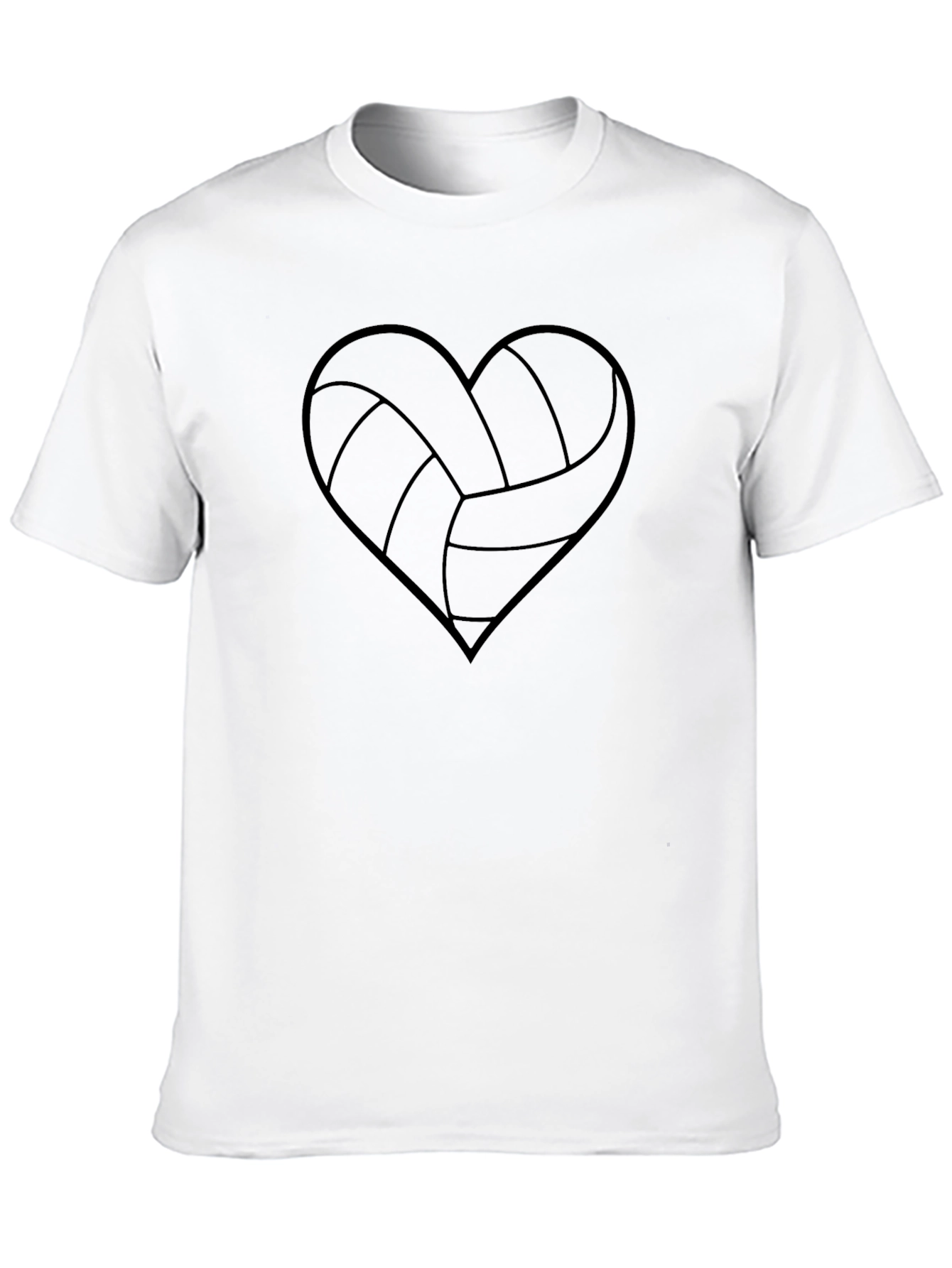 Volleyball Heart Graphic Tee