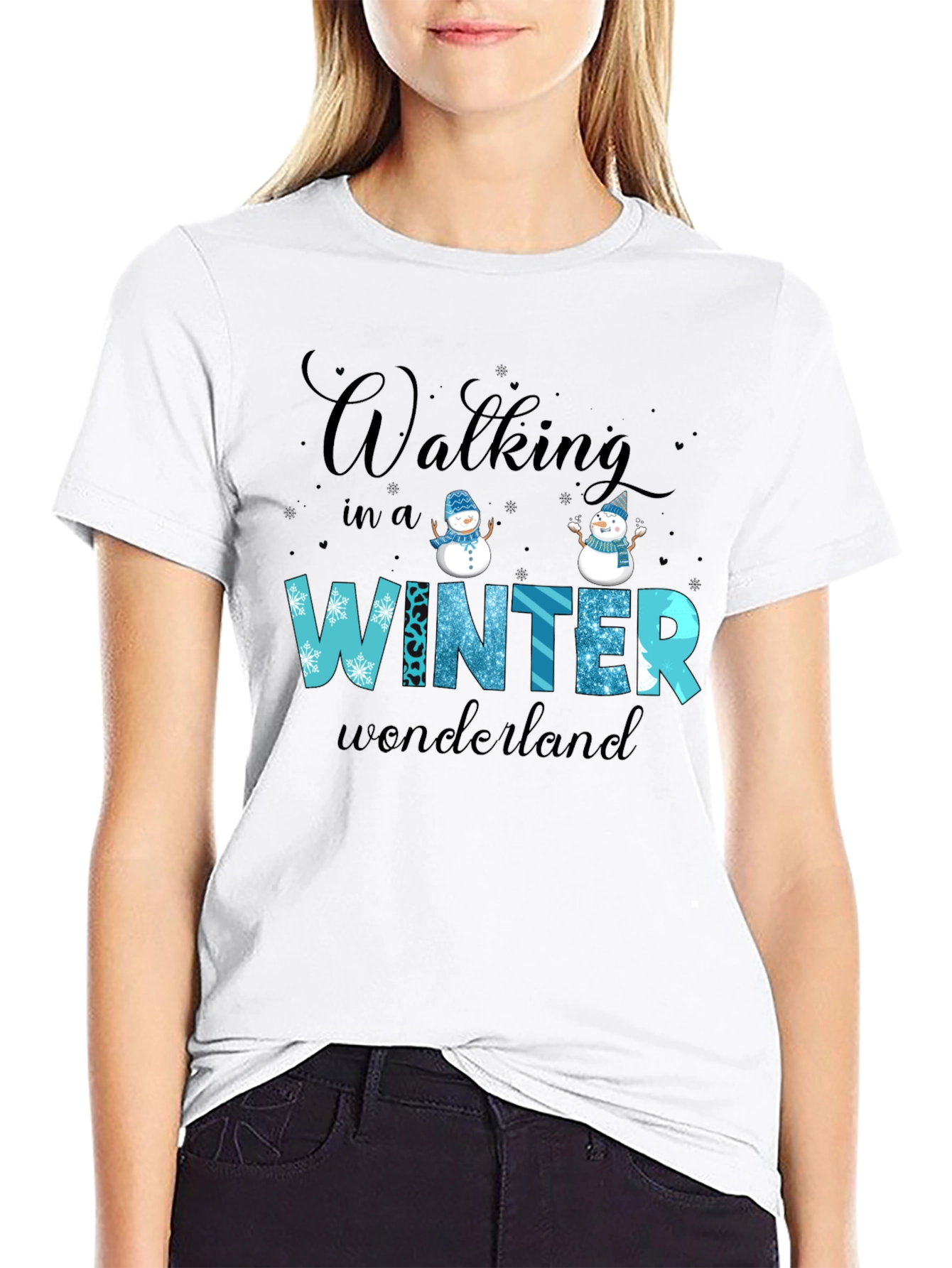Winter Wonderland Graphic Tee - Festive Holiday Shirt