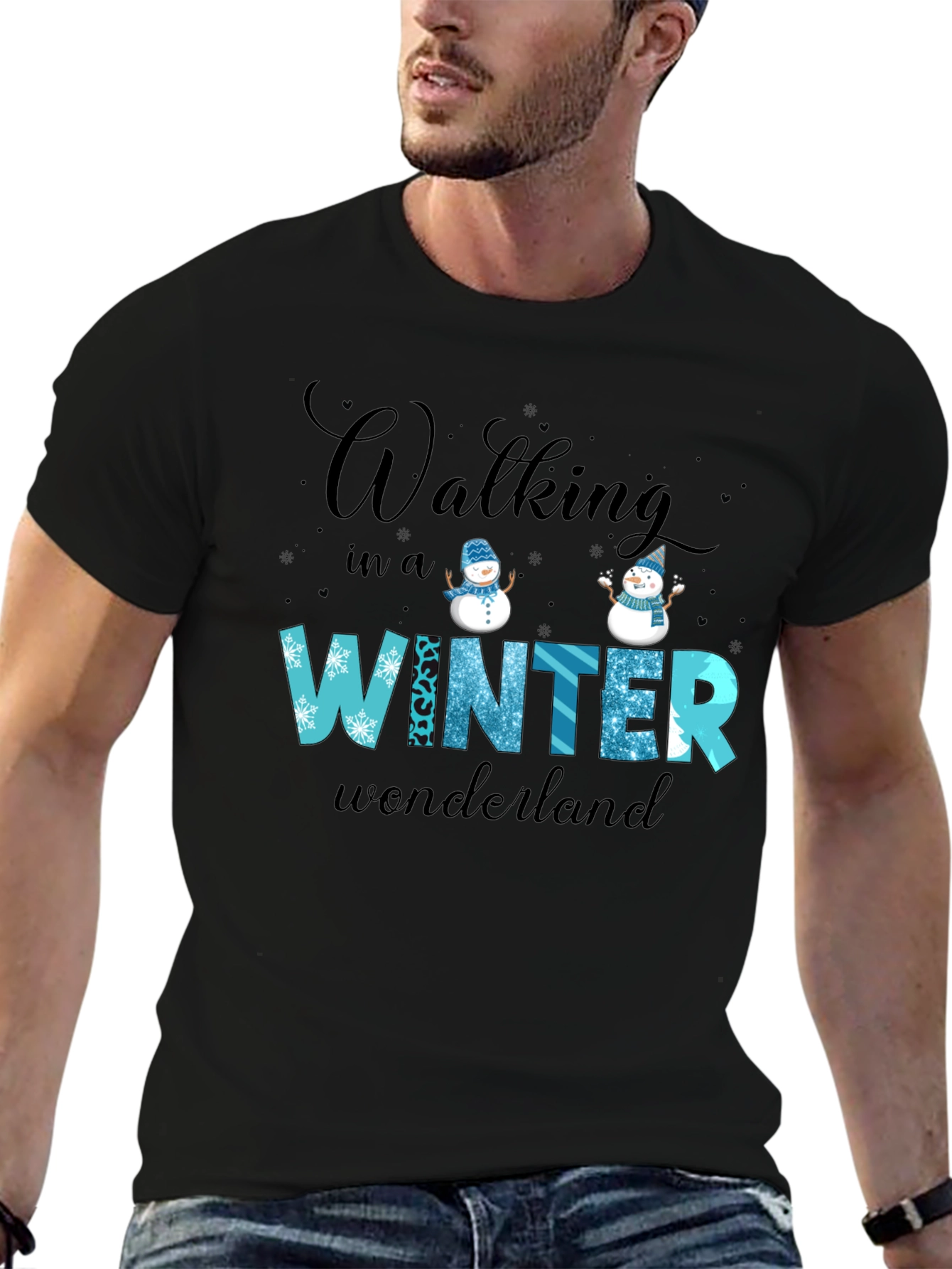 Winter Wonderland Graphic Tee - Festive Holiday Shirt