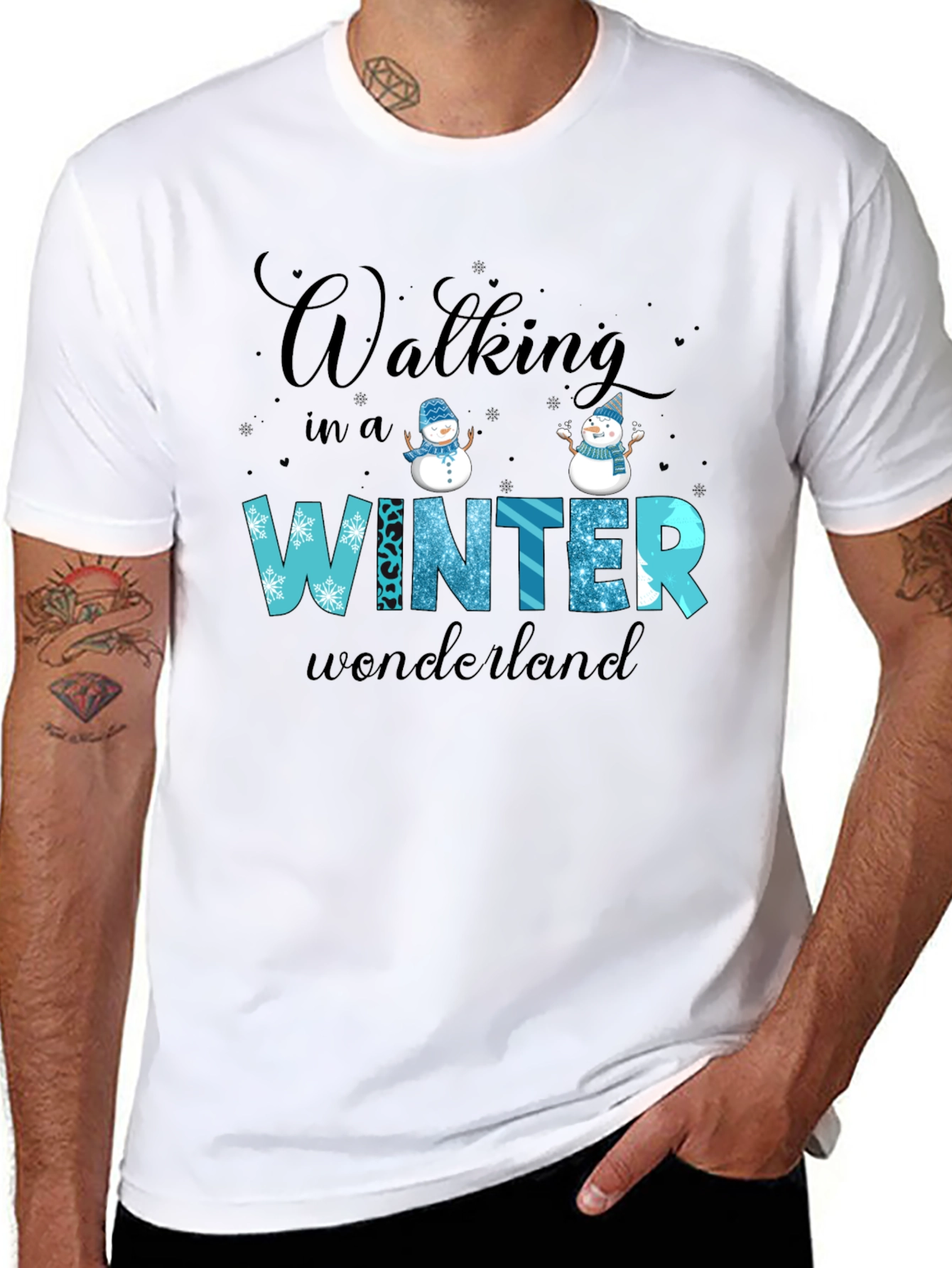 Winter Wonderland Graphic Tee - Festive Holiday Shirt