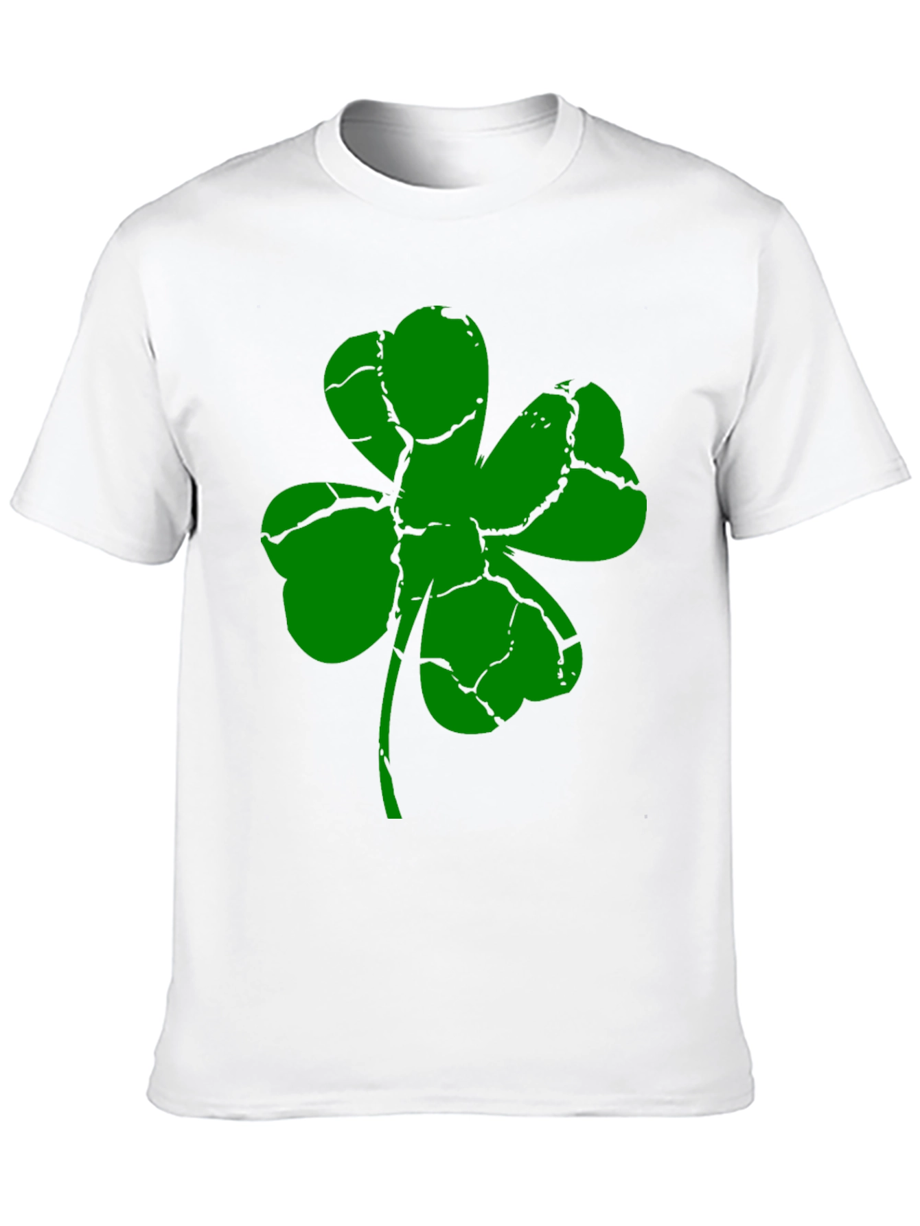 Lucky Shamrock Graphic Tee - Mens Black T-Shirt