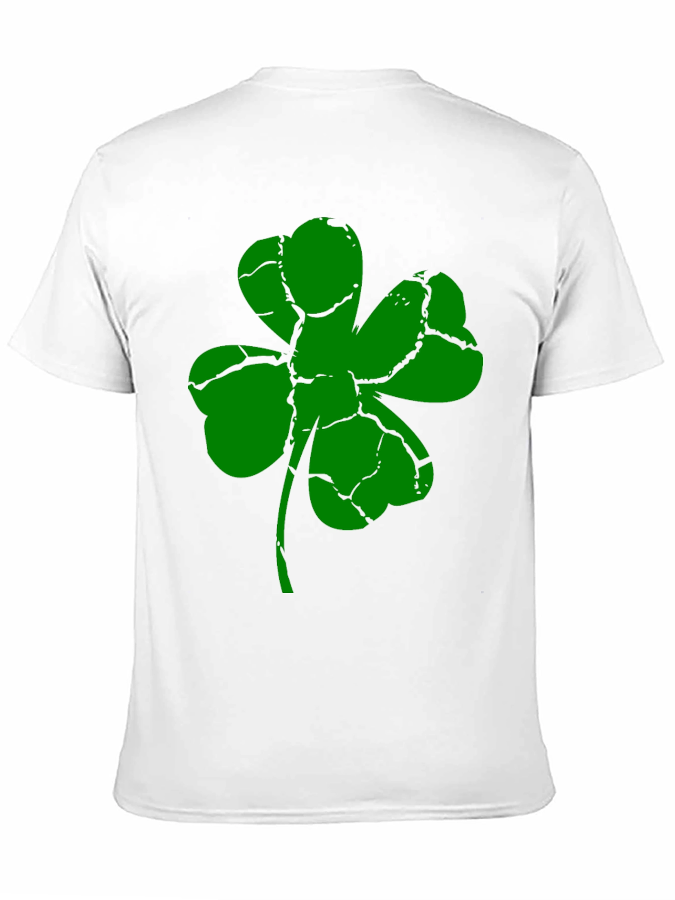 Lucky Shamrock Graphic Tee - Mens Black T-Shirt