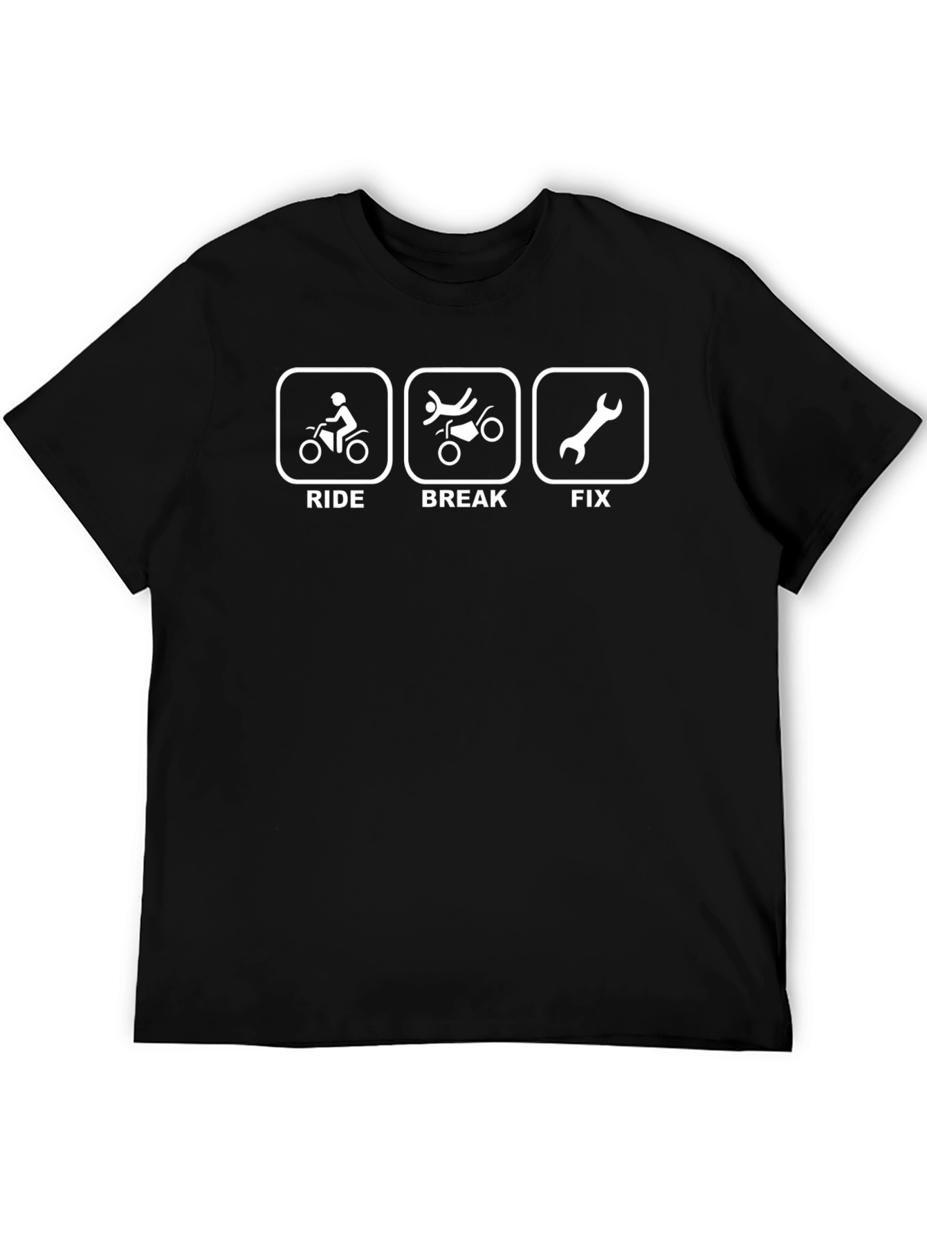 Ride Break Fix Black T-Shirt