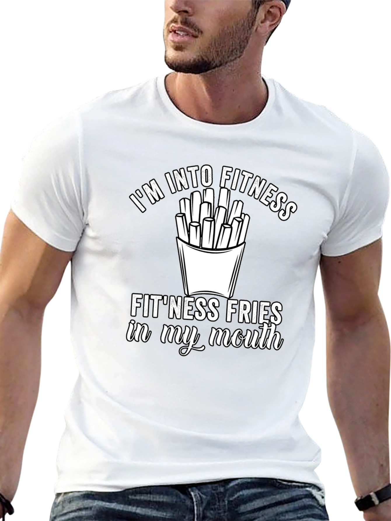 Fitness Fries T-Shirt - Funny Gym Apparel