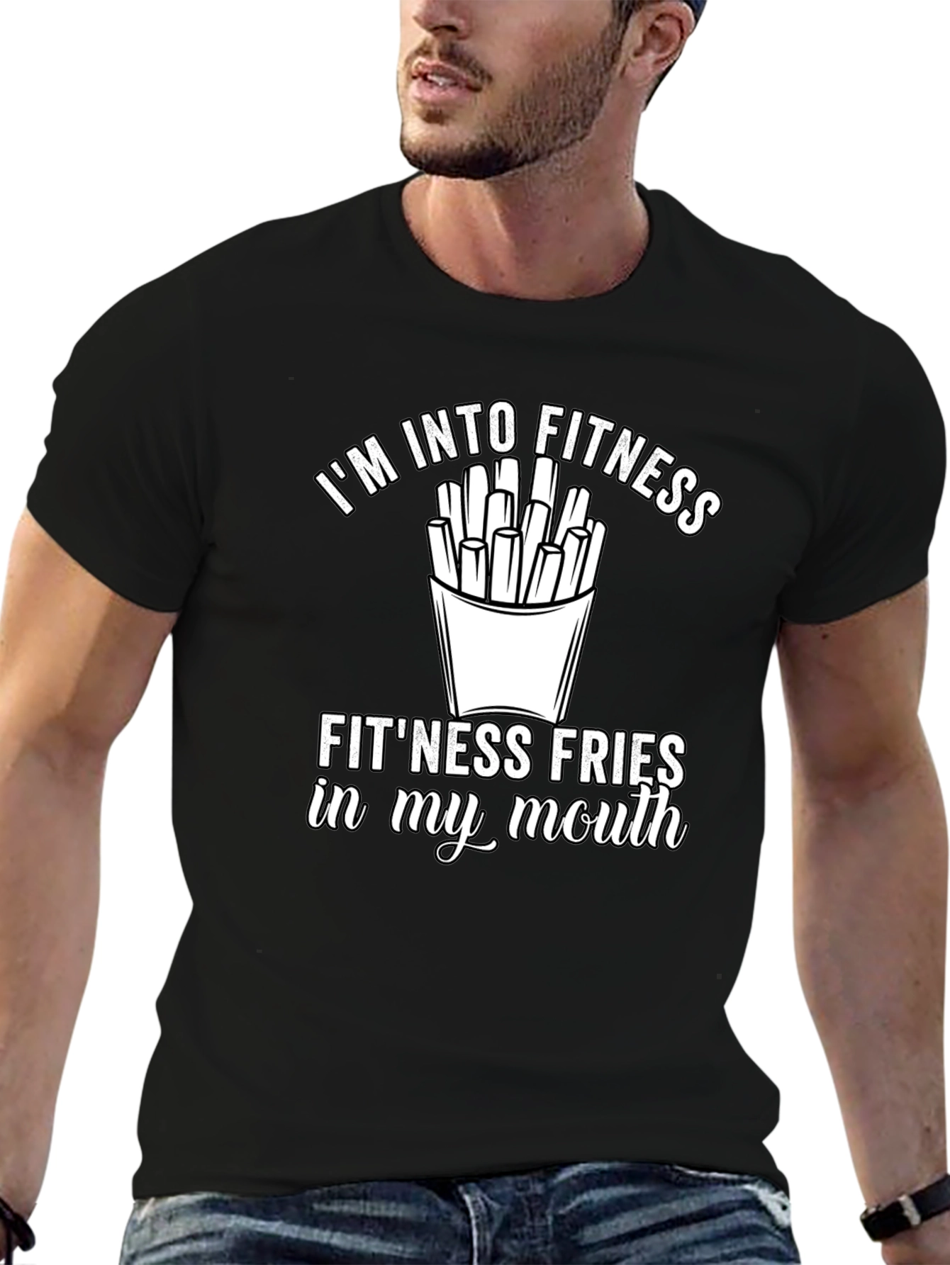 Fitness Fries T-Shirt - Funny Gym Apparel