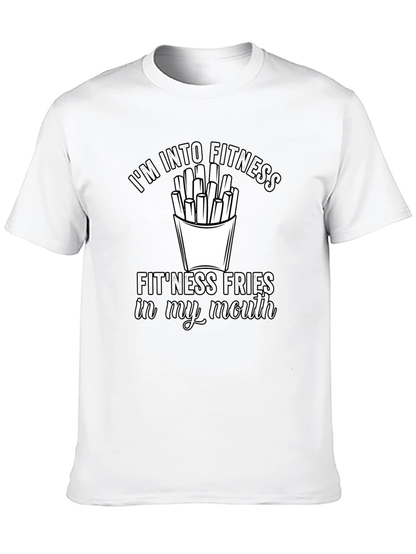 Fitness Fries T-Shirt - Funny Gym Apparel