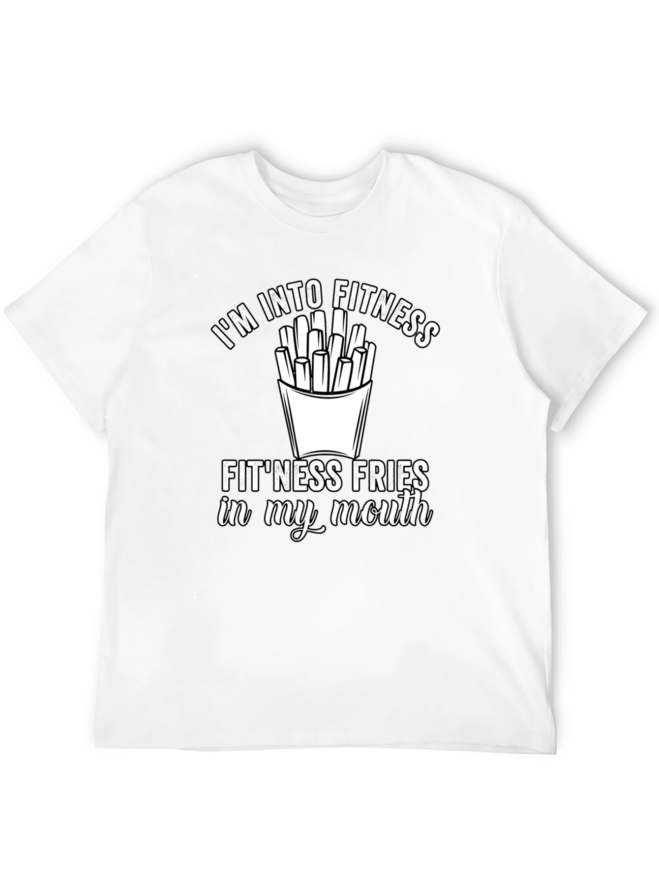 Fitness Fries T-Shirt - Funny Gym Apparel
