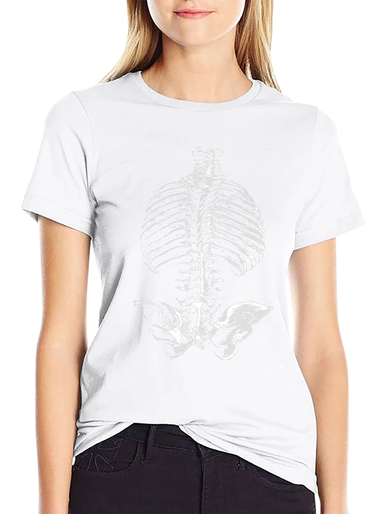 Anatomical Ribcage T-Shirt - Unique Skeleton Design
