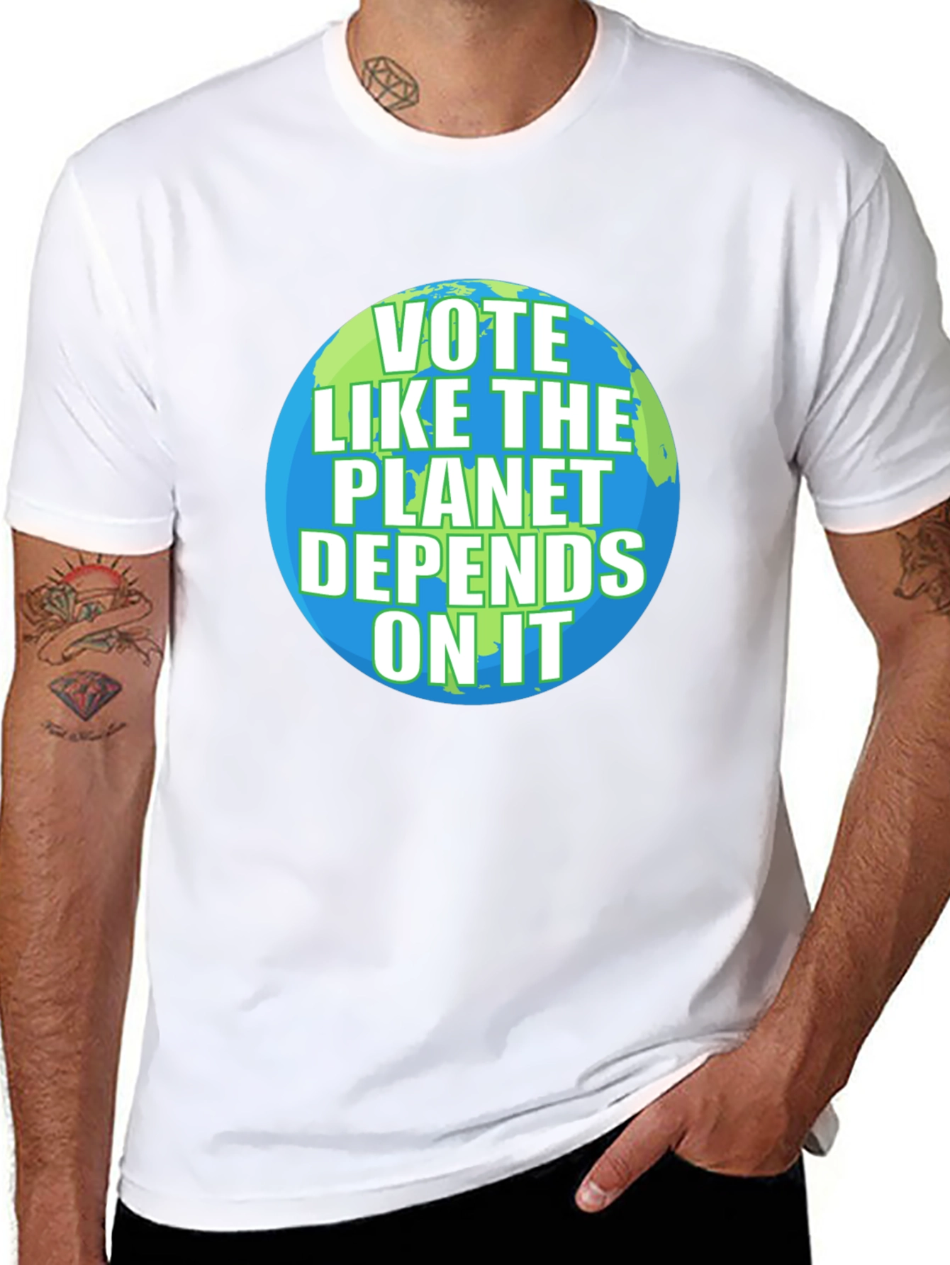 Vote Like the Planet Depends On It Graphic Tee