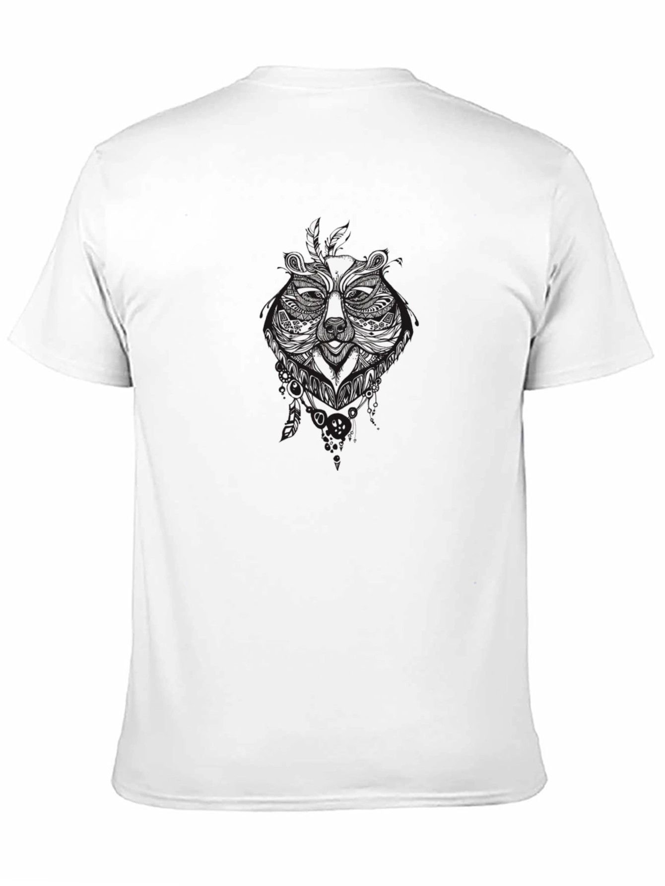 Bear Graphic T-Shirt - Black