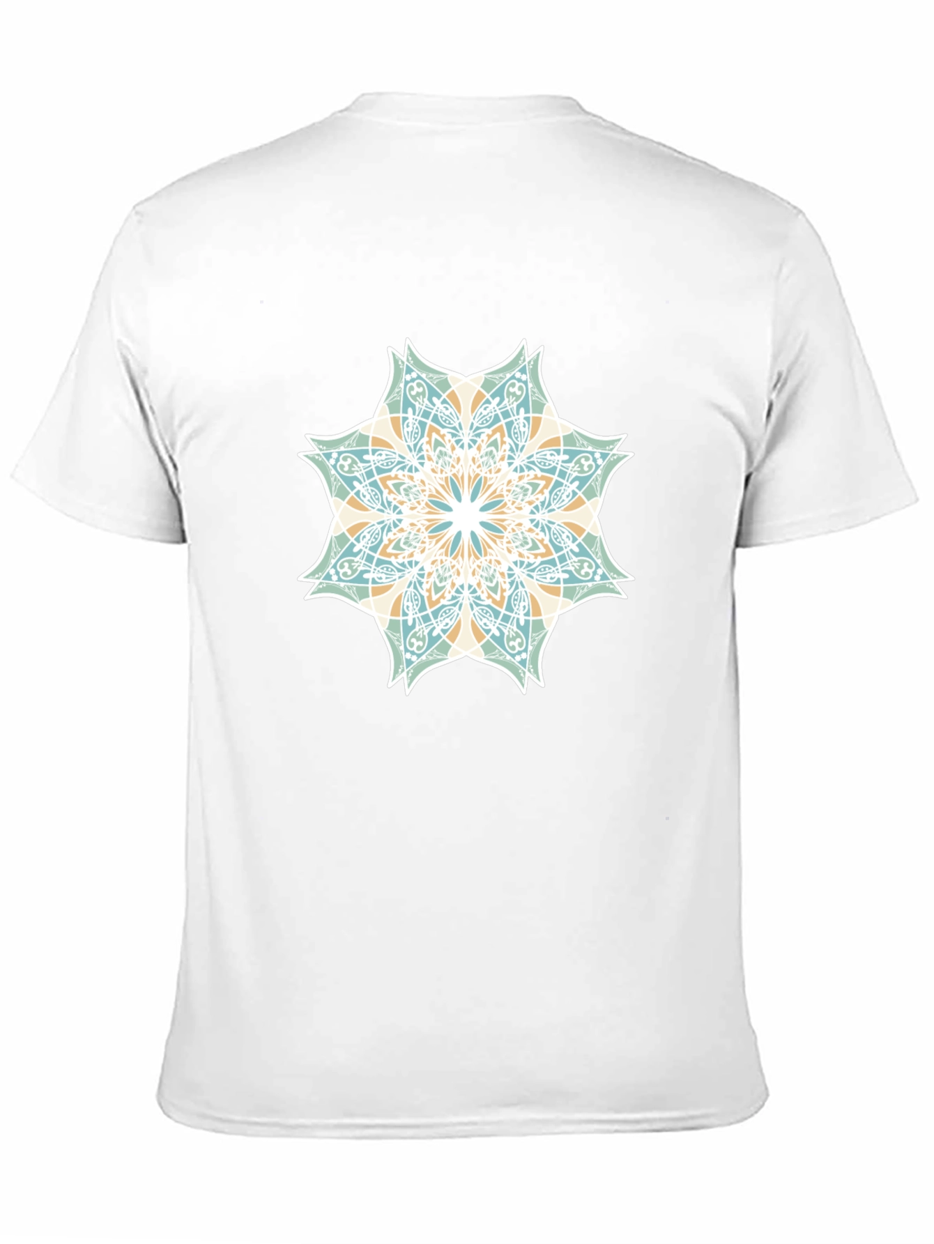 Geometric Mandala Graphic Tee - Stylish Casual Wear