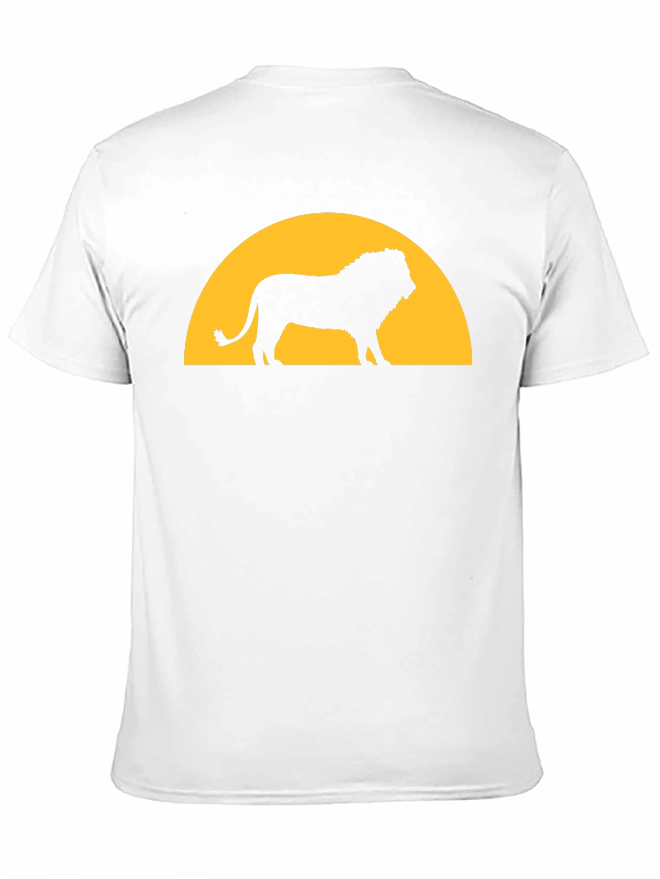 Lion Sunset Graphic Tee - Black T-Shirt