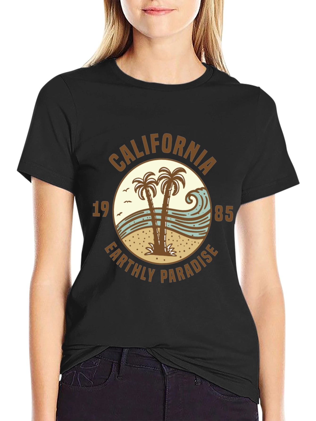 California Earthly Paradise Graphic T-Shirt