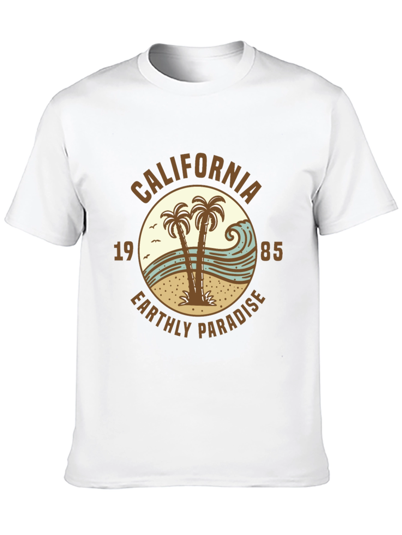 California Earthly Paradise Graphic T-Shirt