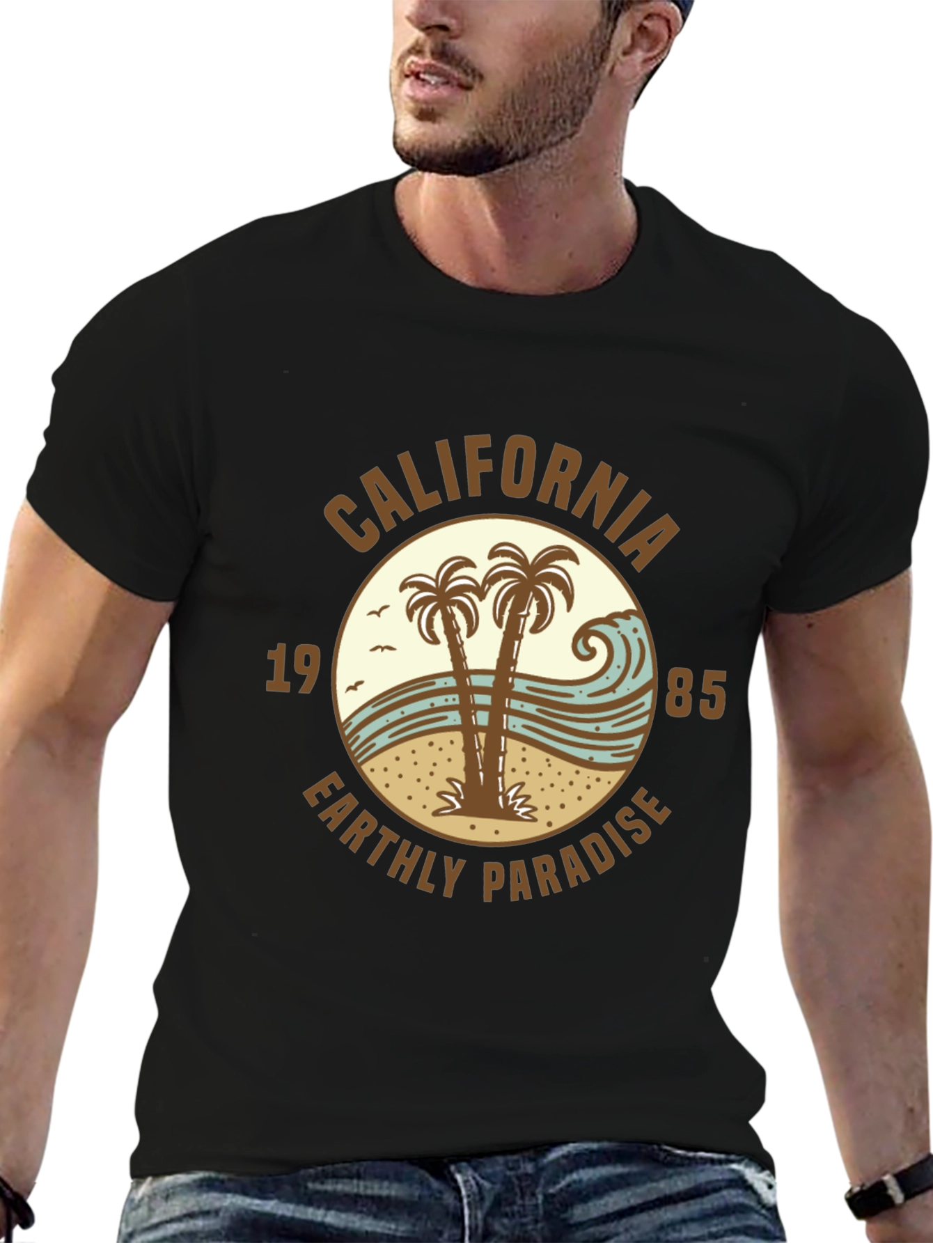 California Earthly Paradise Graphic T-Shirt