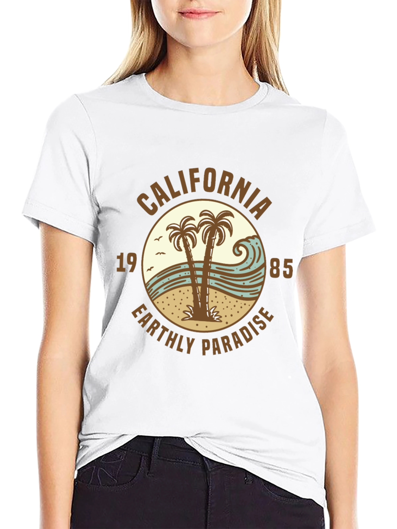 California Earthly Paradise Graphic T-Shirt