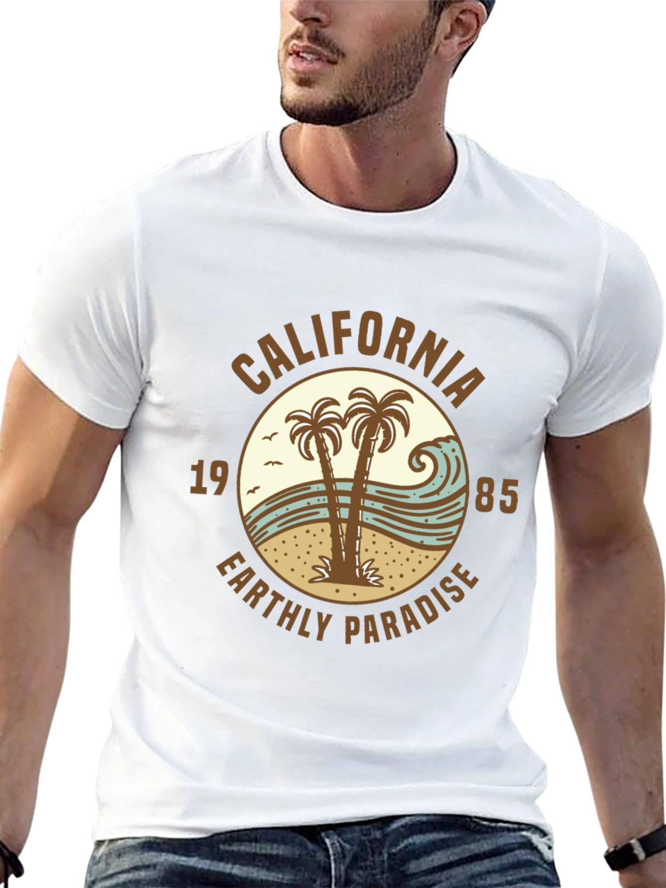 California Earthly Paradise Graphic T-Shirt