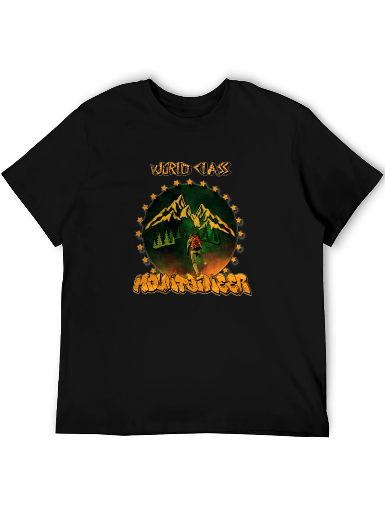 World Class Mountaineer Graphic Tee - Black