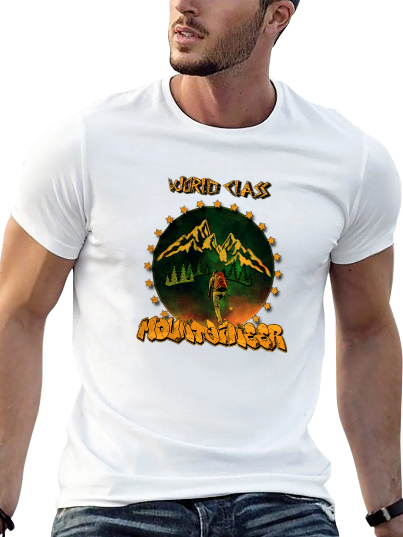 World Class Mountaineer Graphic Tee - Black
