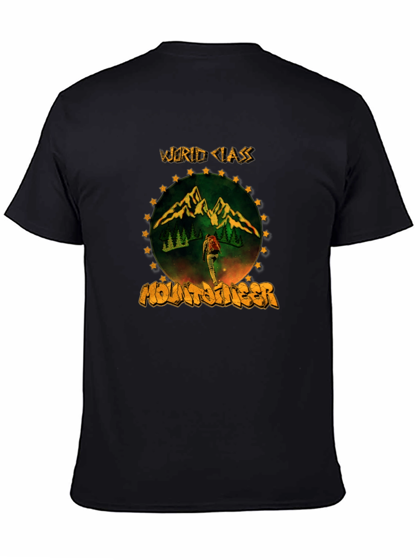 World Class Mountaineer Graphic Tee - Black
