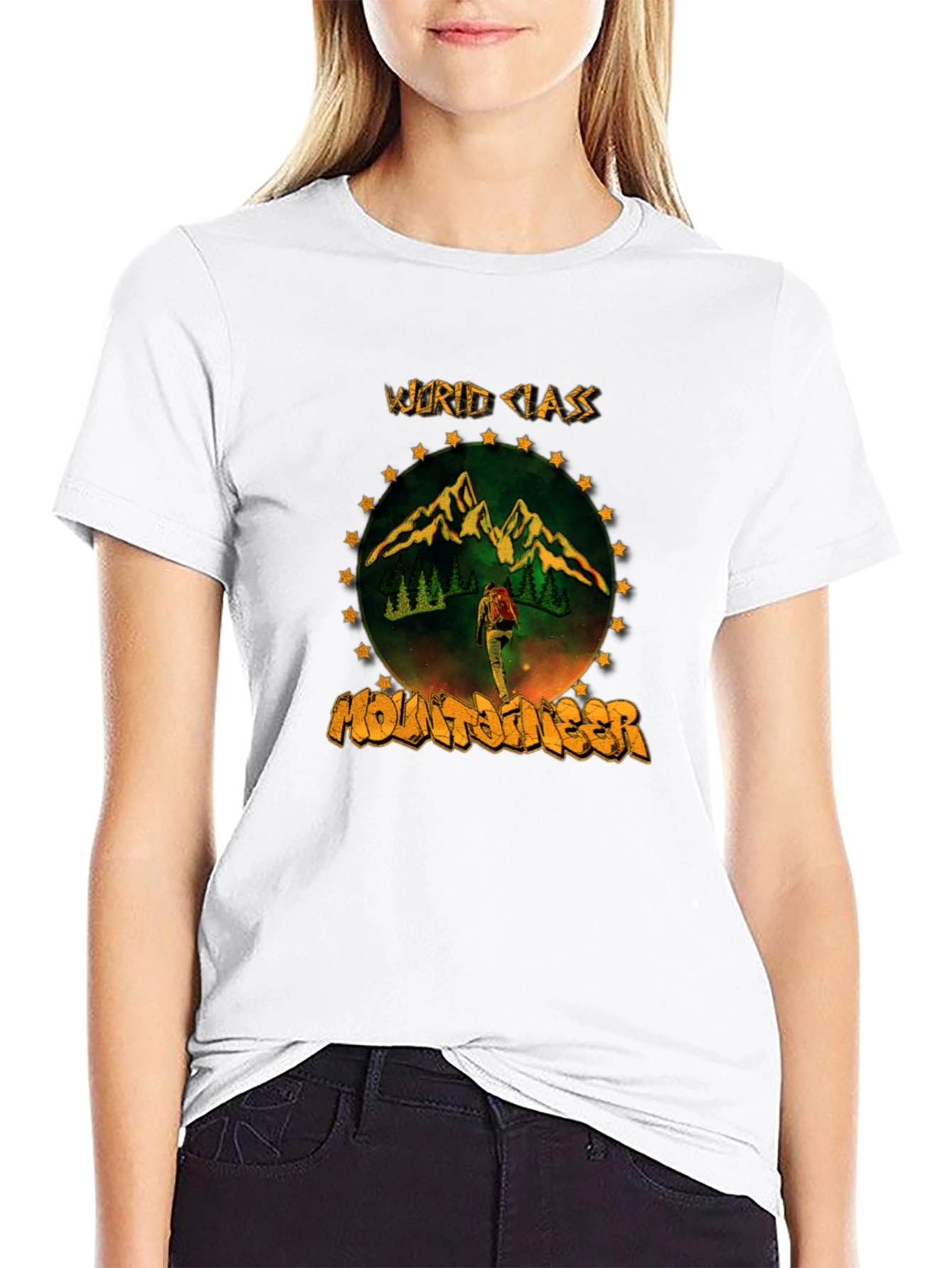 World Class Mountaineer Graphic Tee - Black