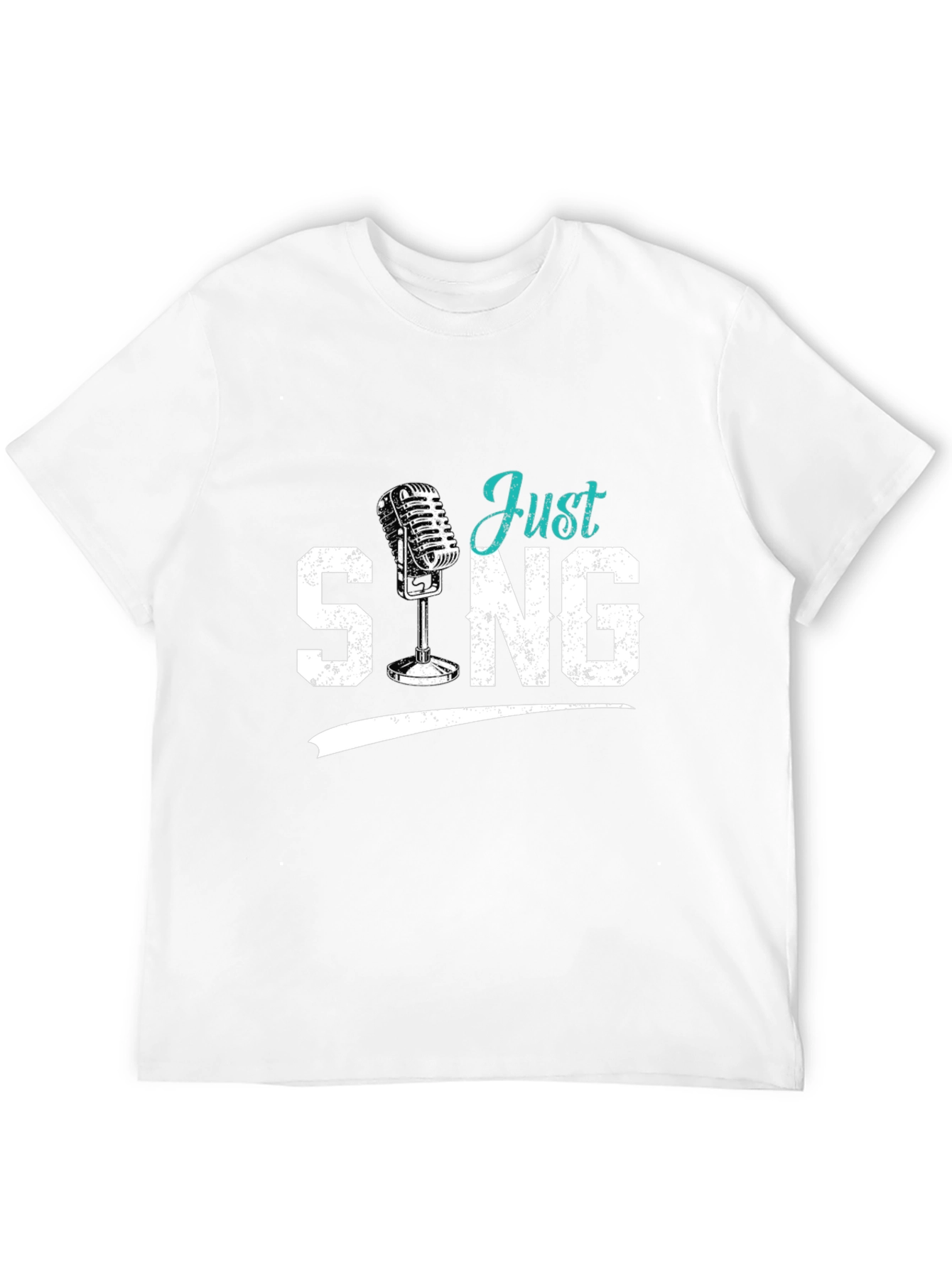Just Sing Black Graphic Tee