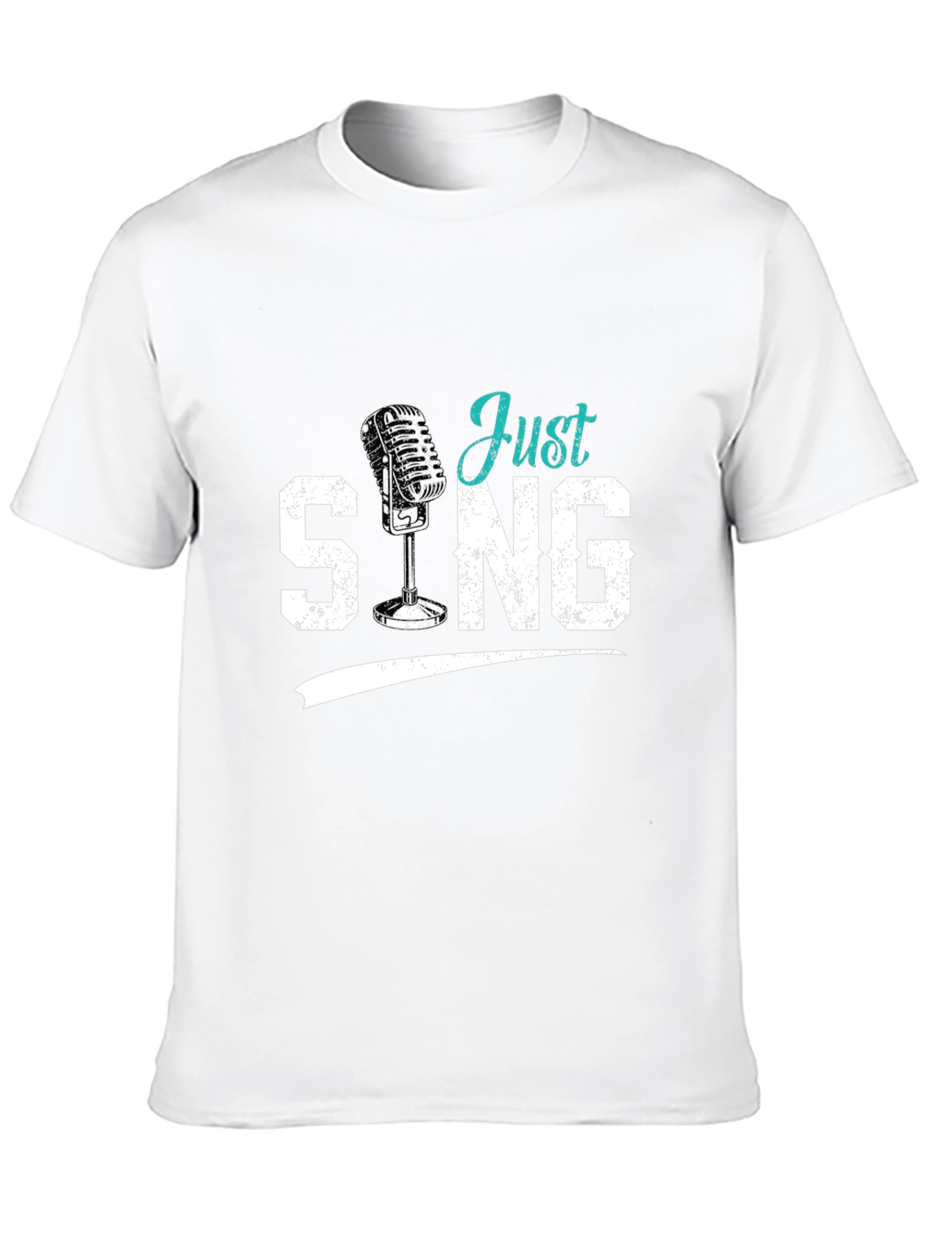 Just Sing Black Graphic Tee