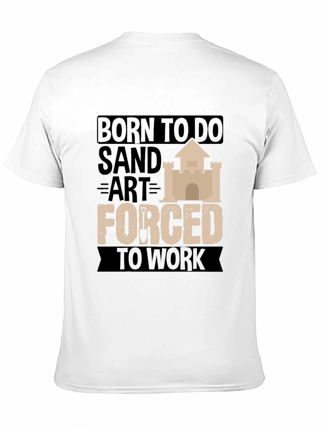 Born to Do Sand Art Black Graphic Tee