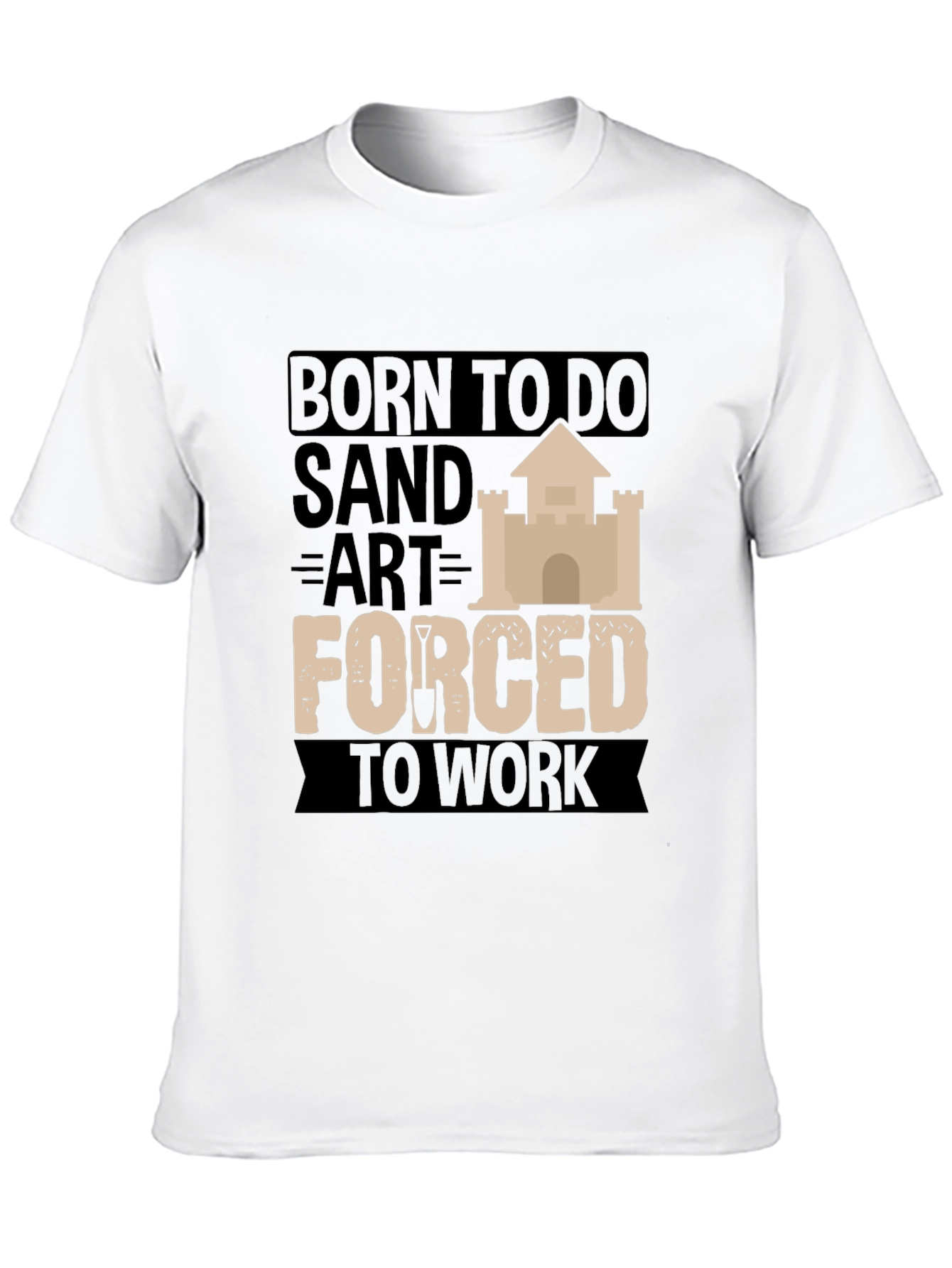 Born to Do Sand Art Black Graphic Tee