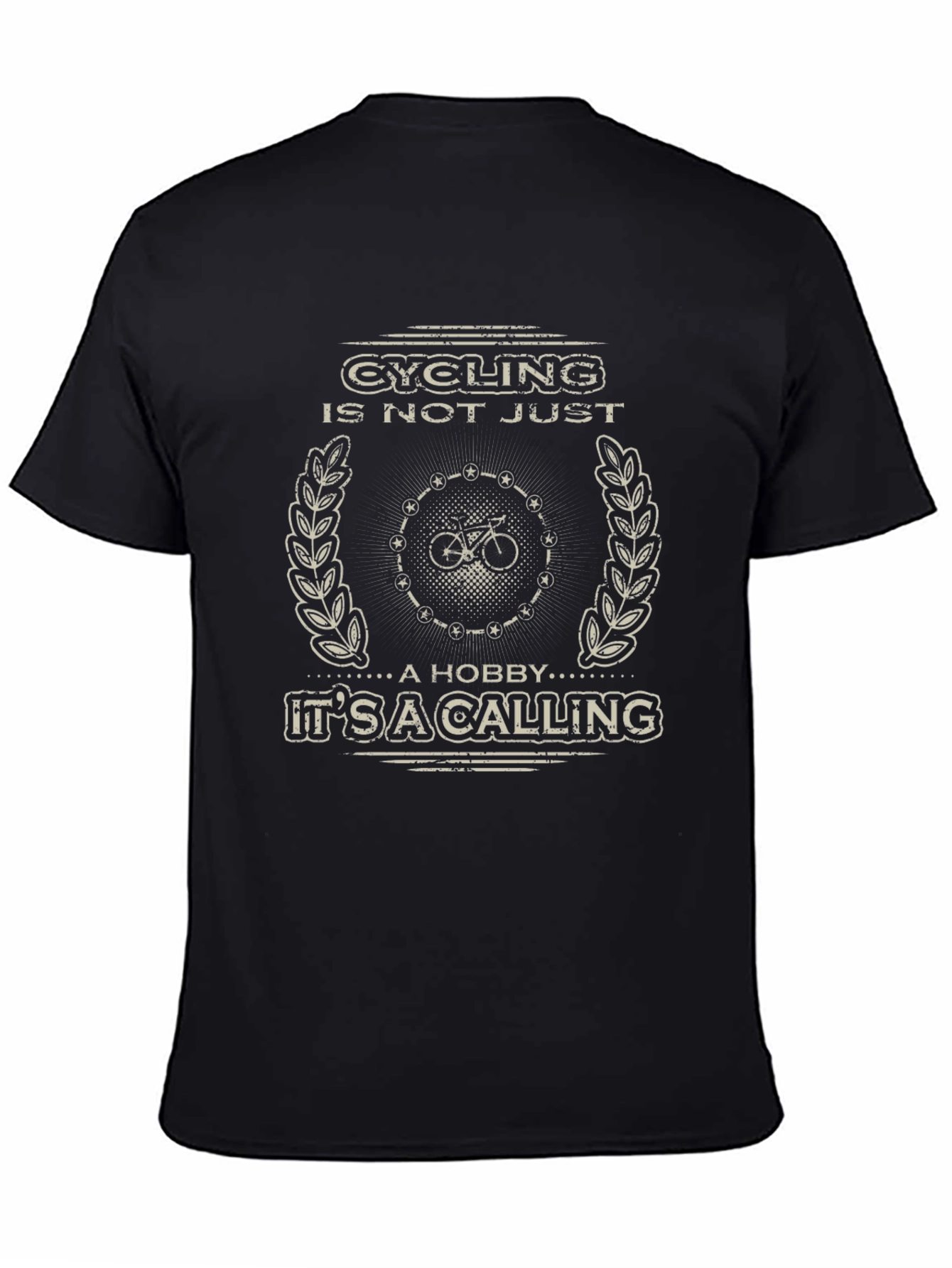 Cycling Is A Calling Black T-Shirt