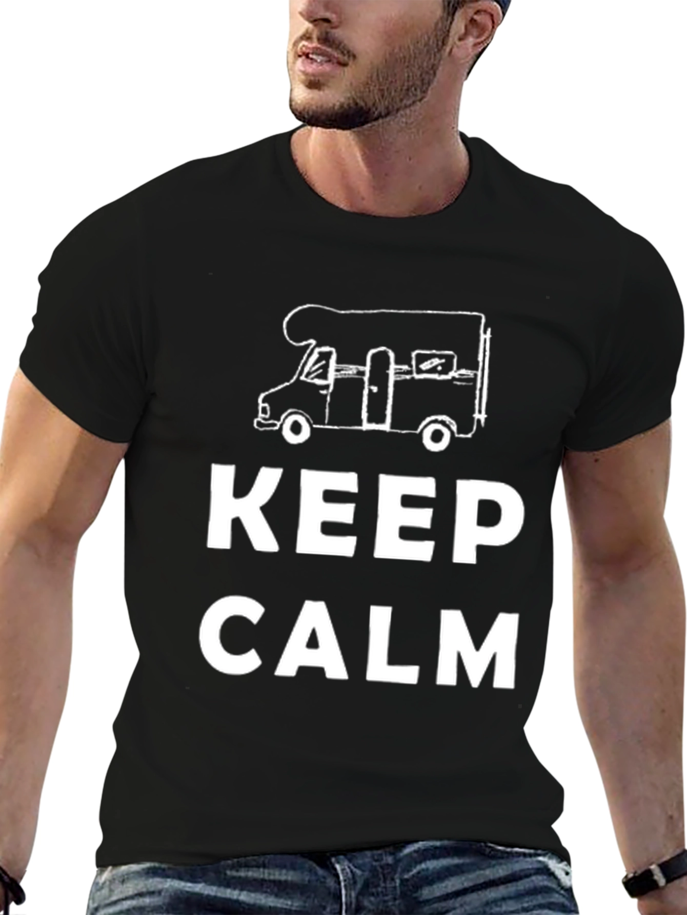 Keep Calm RV T-Shirt - Camping Adventure Tee