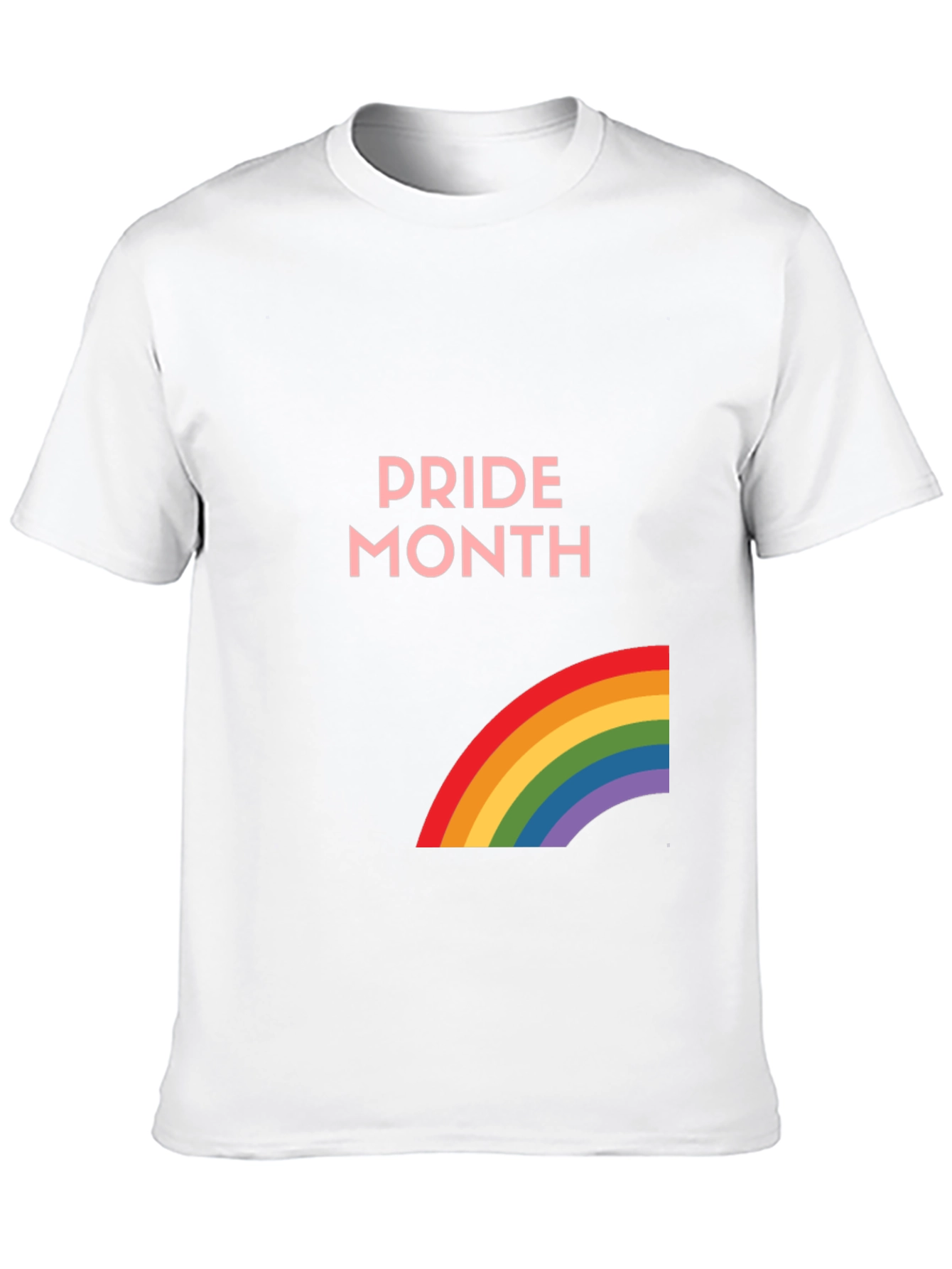 Pride Month Rainbow Graphic Tee