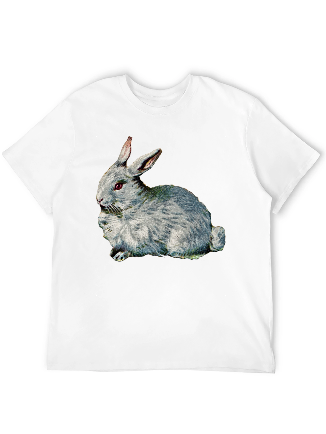 Rabbit Graphic T-Shirt - Black Casual Tee