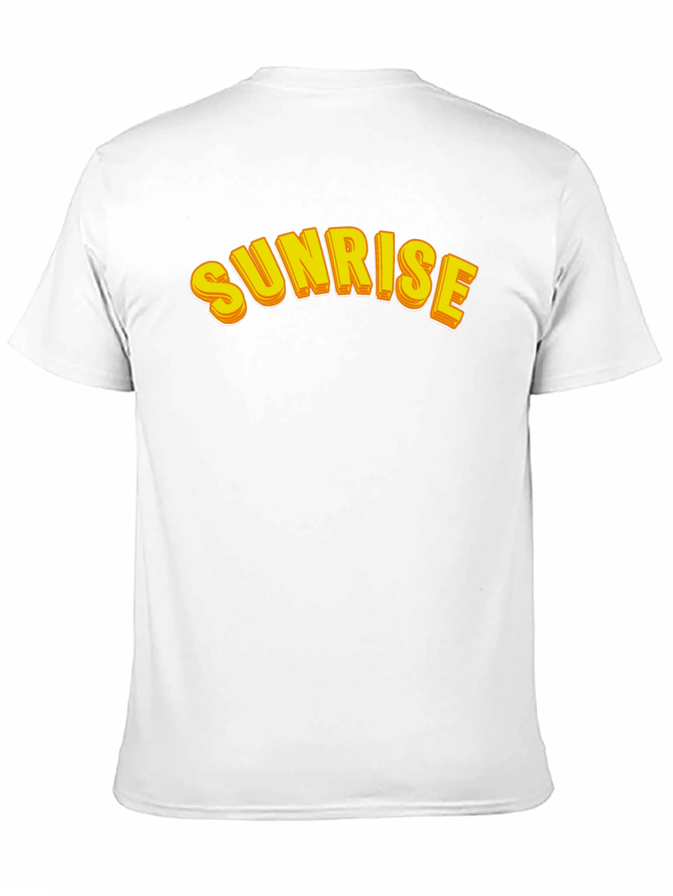 Sunrise Graphic Tee - Black Cotton Casual Shirt
