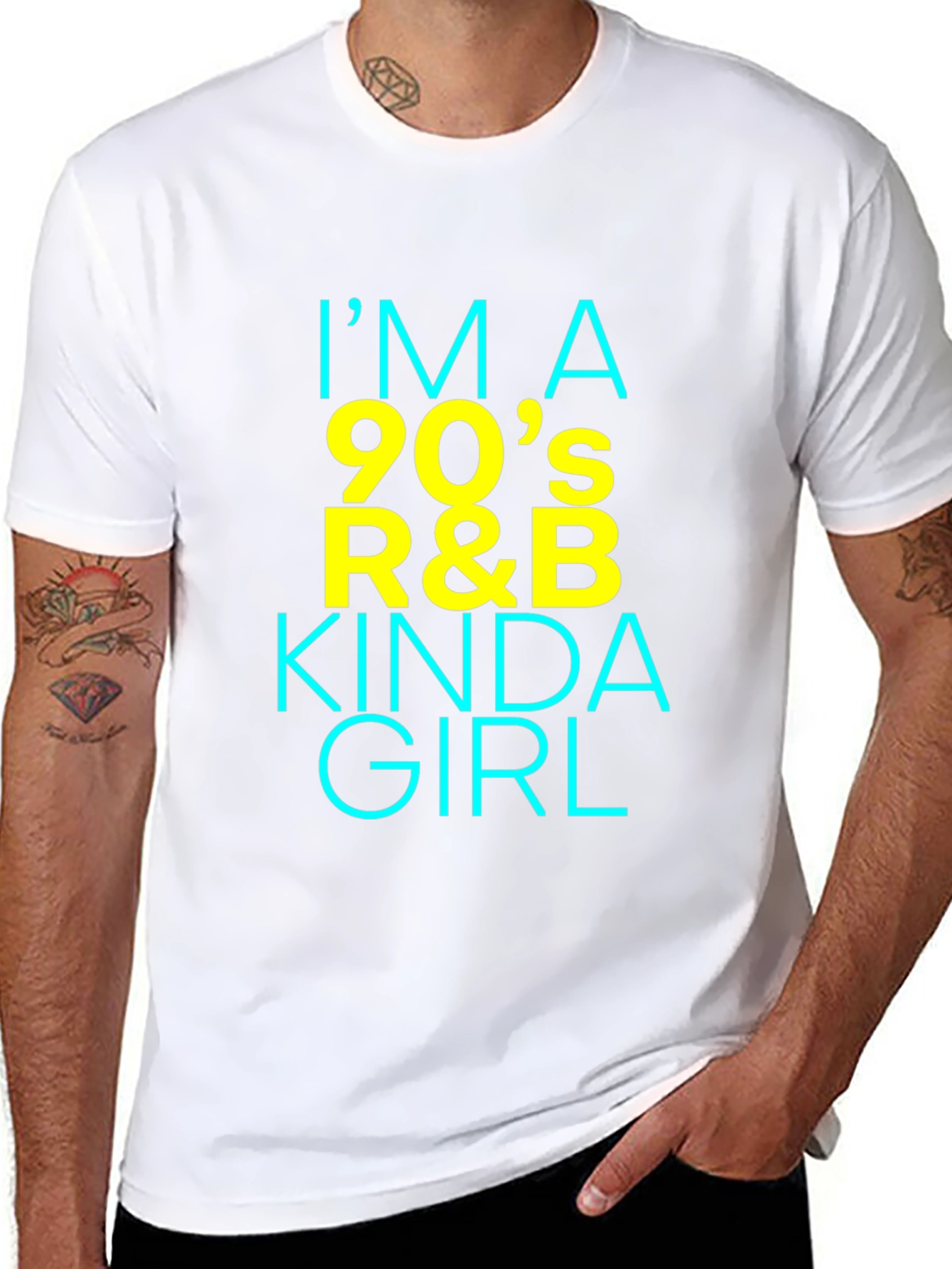 Im a 90s R&B Kinda Girl Black T-Shirt