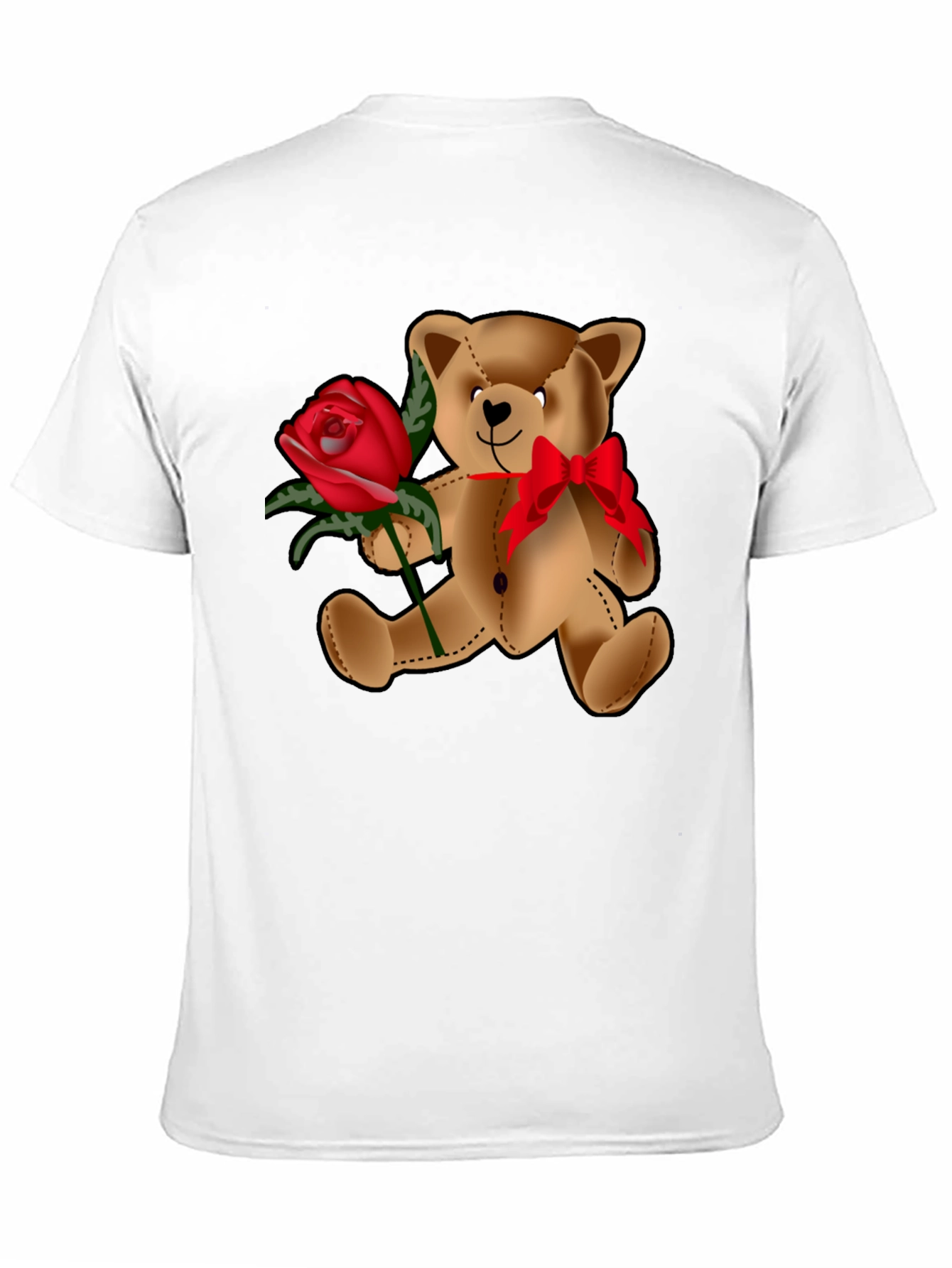 Teddy Bear Rose T-Shirt: Cute & Stylish