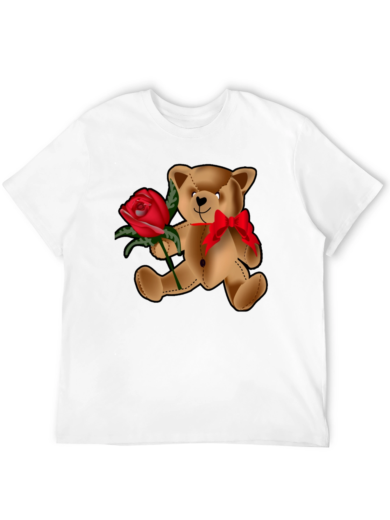 Teddy Bear Rose T-Shirt: Cute & Stylish