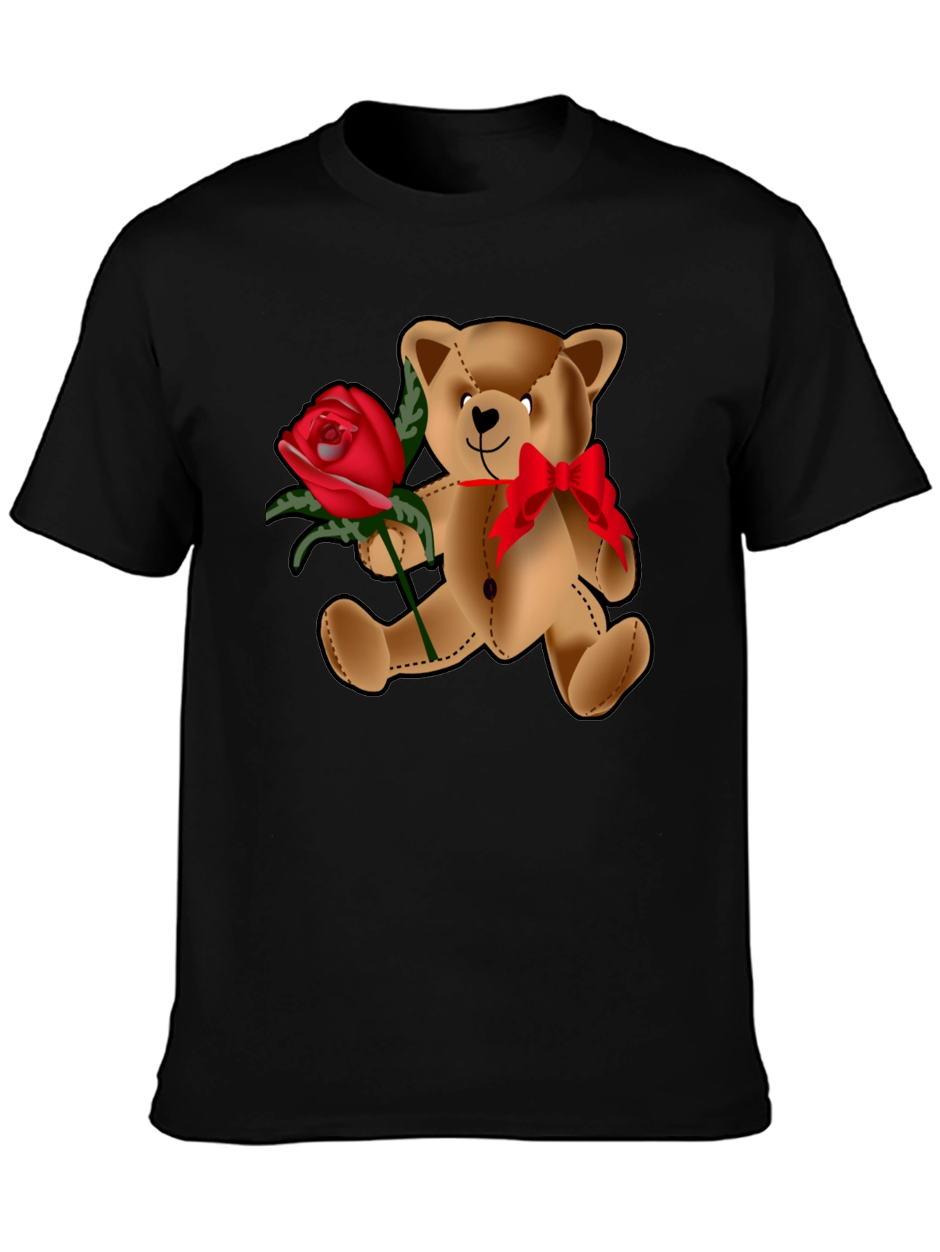 Teddy Bear Rose T-Shirt: Cute & Stylish