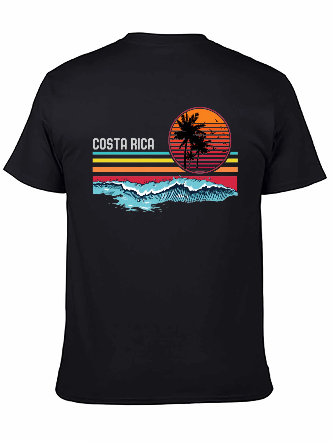Costa Rica Beach Sunset Graphic T-Shirt