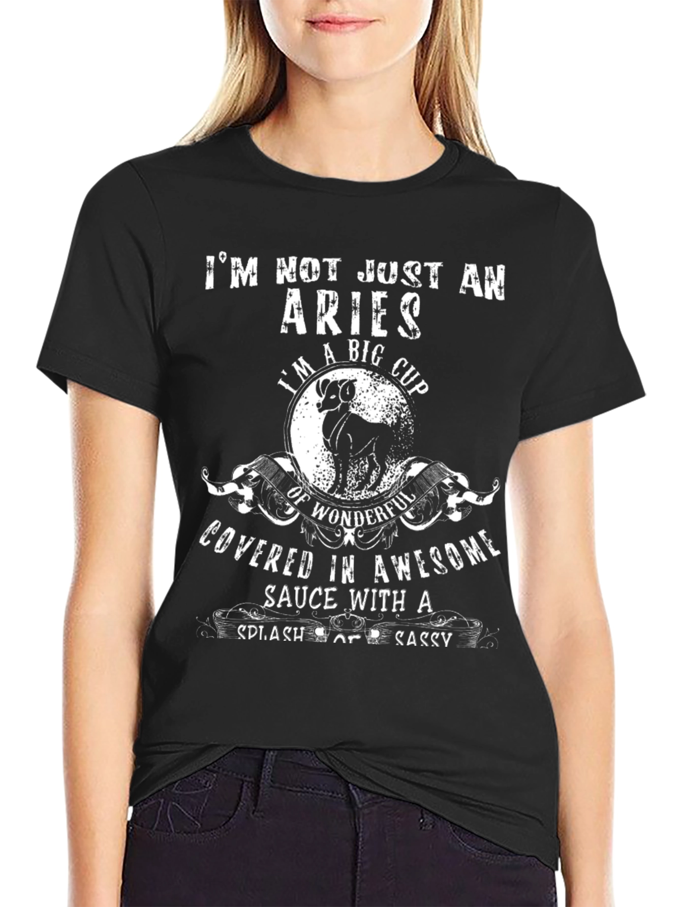 Aries Zodiac T-Shirt: Im Not Just an Aries