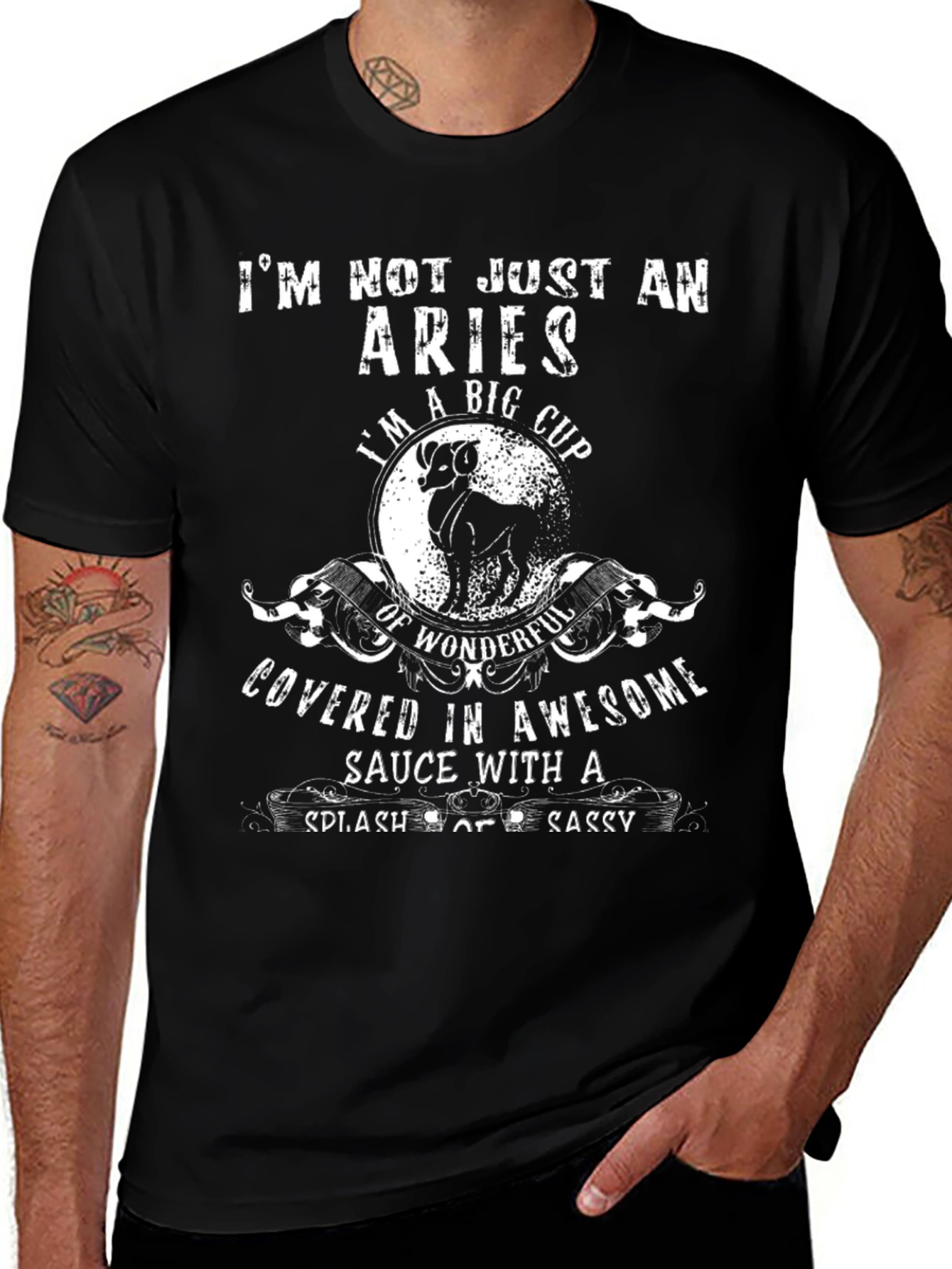 Aries Zodiac T-Shirt: Im Not Just an Aries